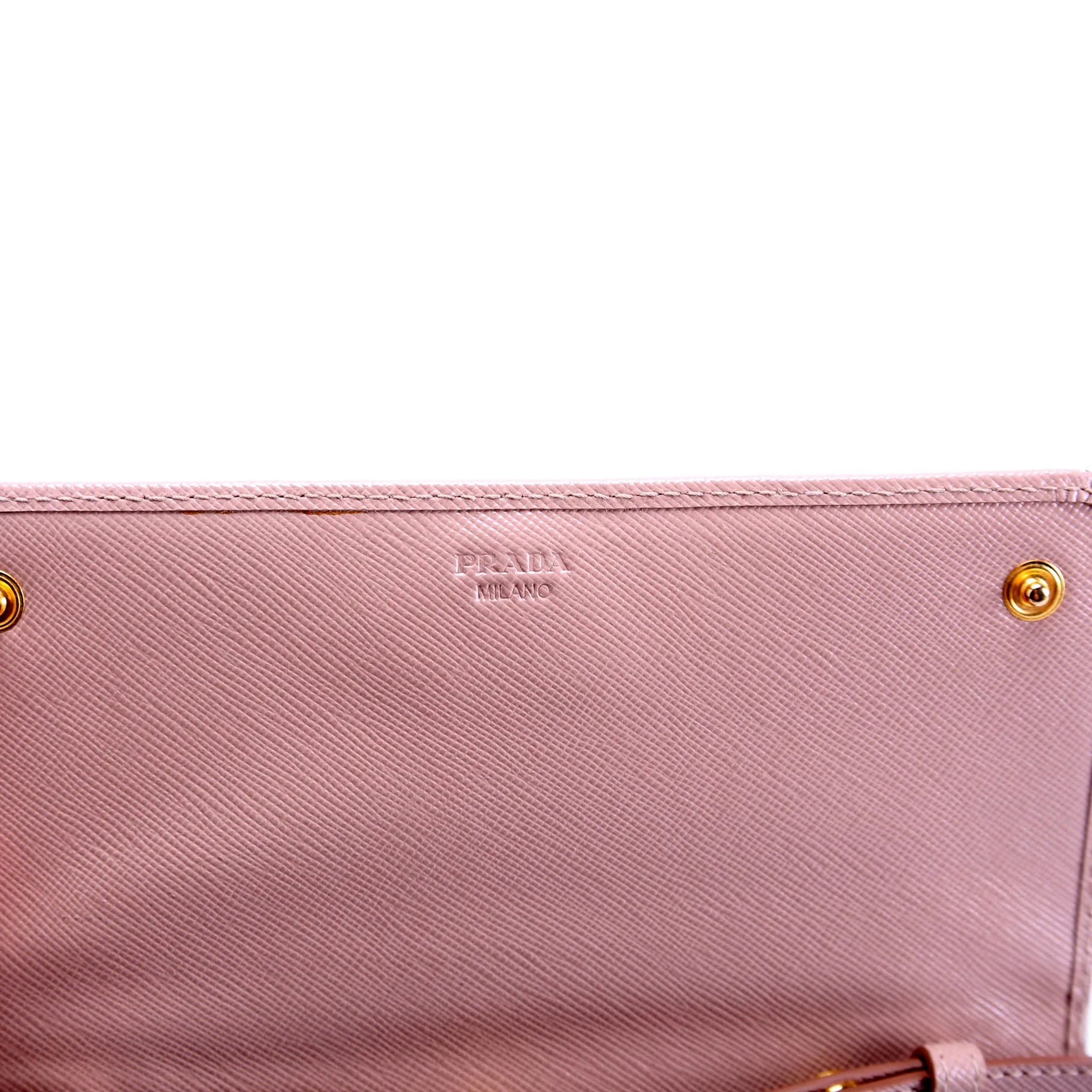 Saffiano Wallet On Strap Nude - Image 9