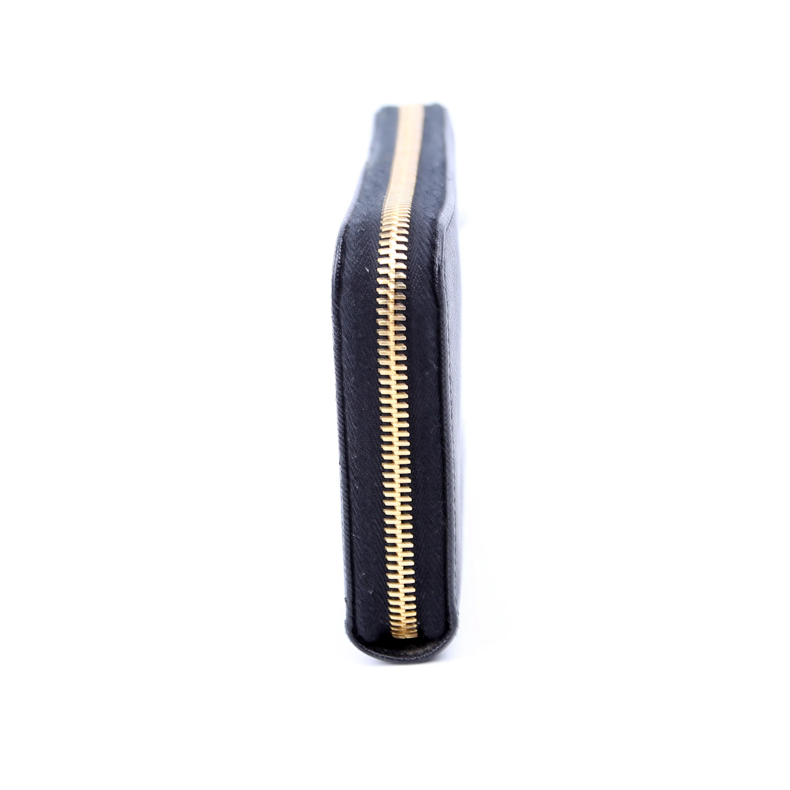 Saffiano Zip Around Wallet Black - Image 4