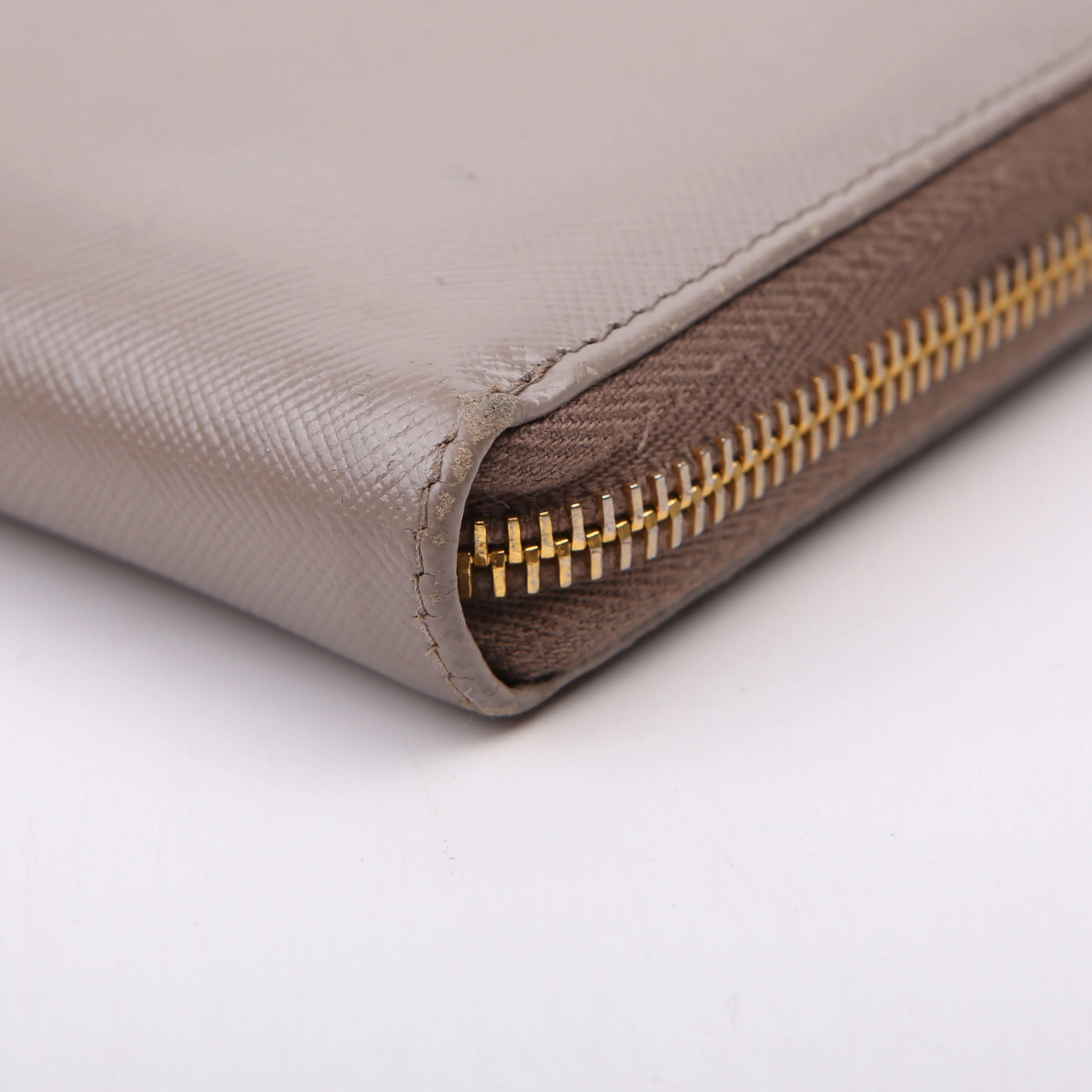 Saffiano Zip Around Wallet Black - Image 6