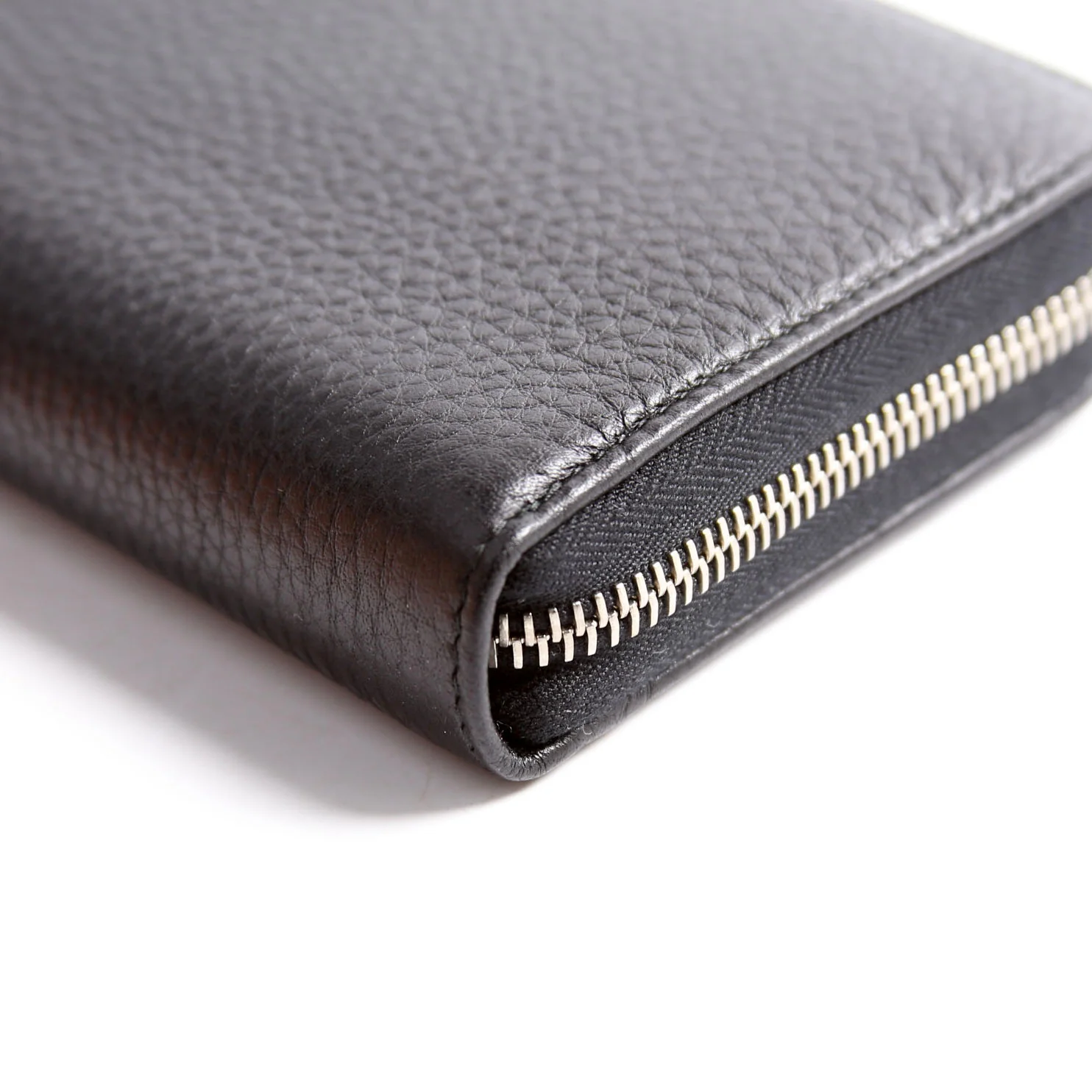 Saffiano Zip Around Wallet Black - Image 7