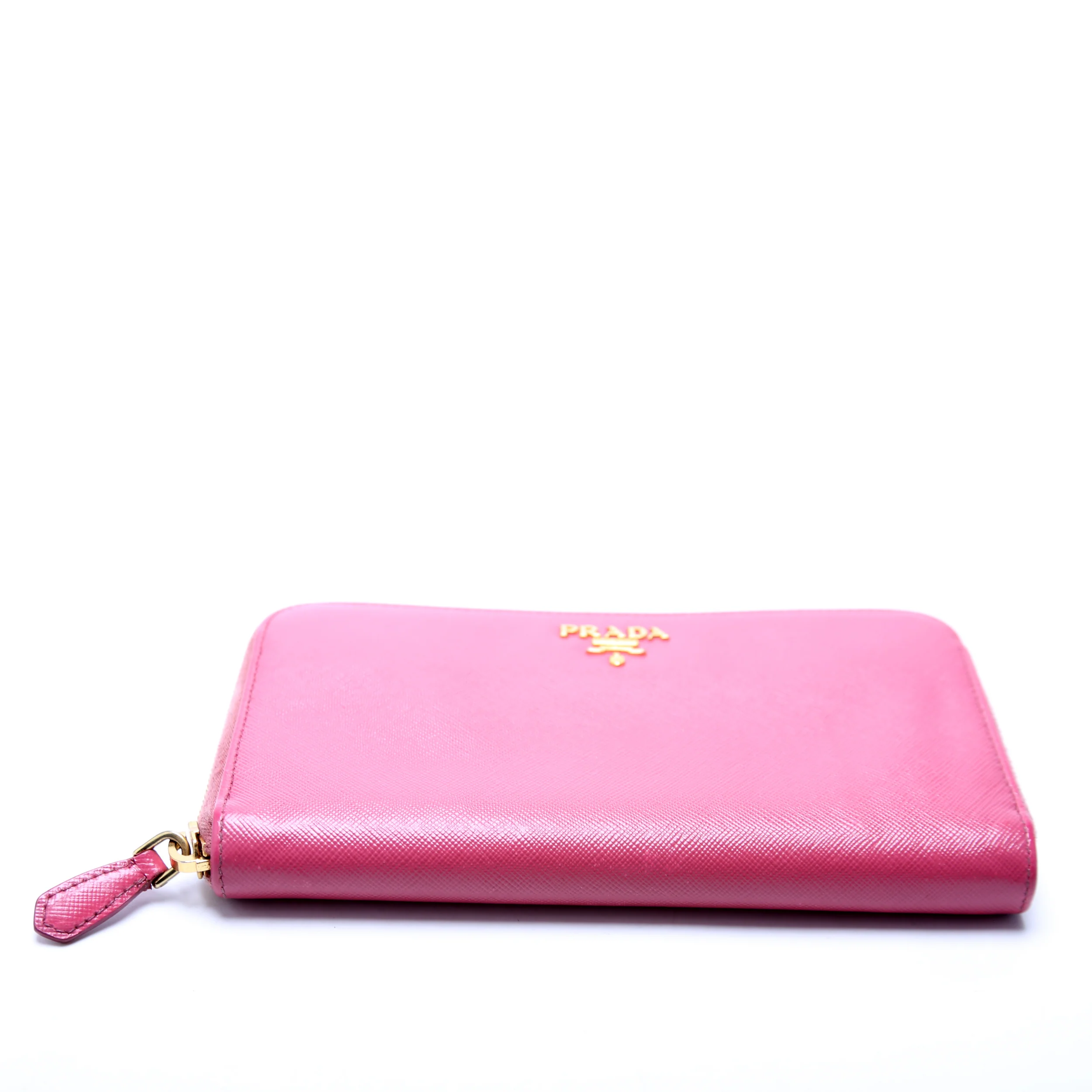Saffiano Zip Around Wallet Pink - Image 4