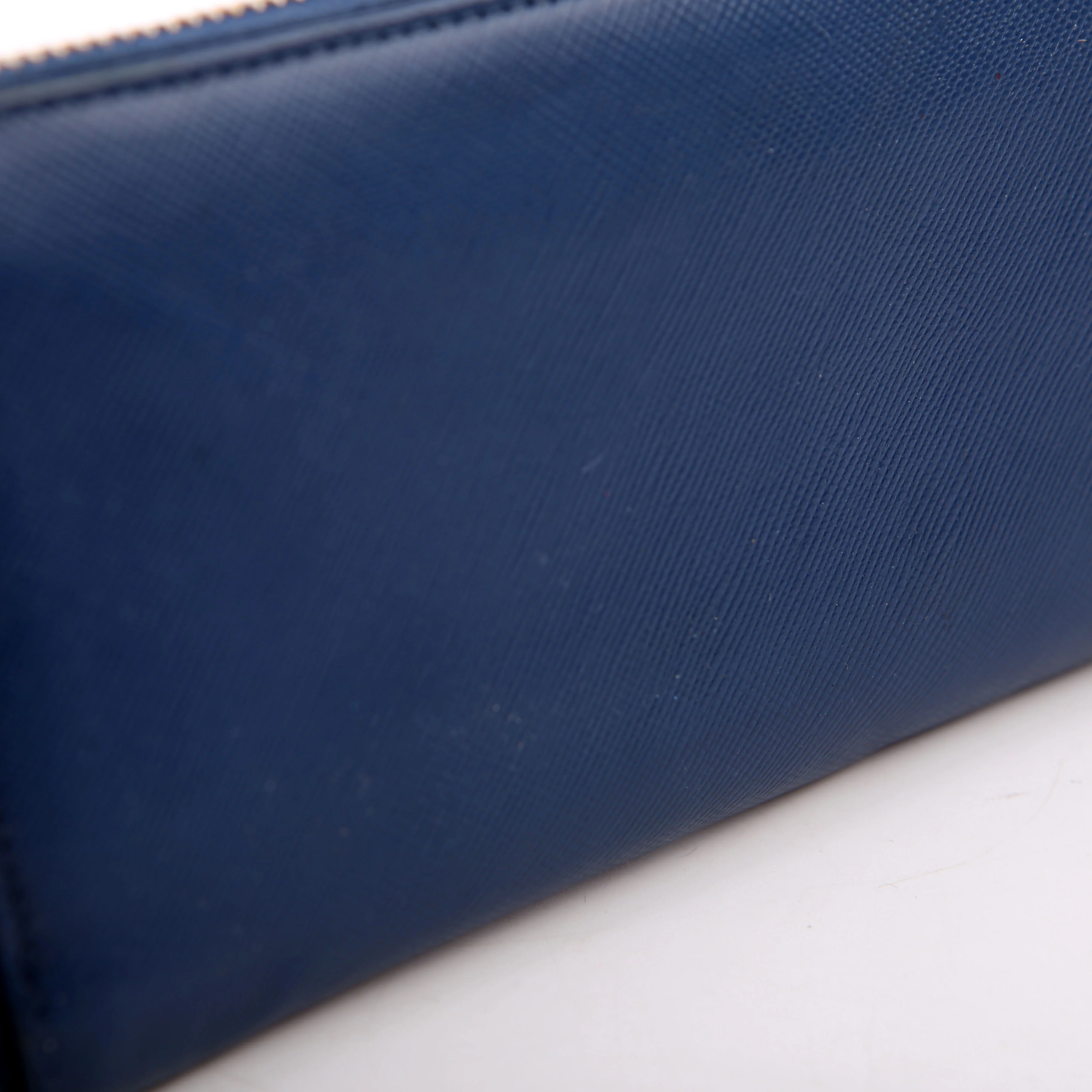 Saffiano Zip Wallet Navy - Image 11