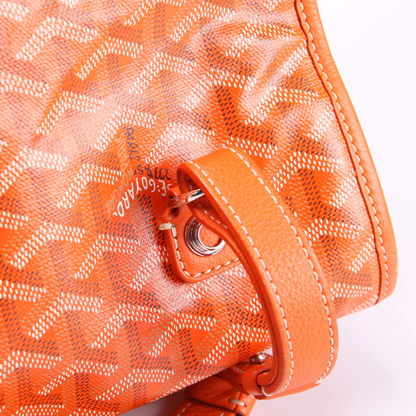Saint Leger Soft Briefcase Backpack Orange - Image 7