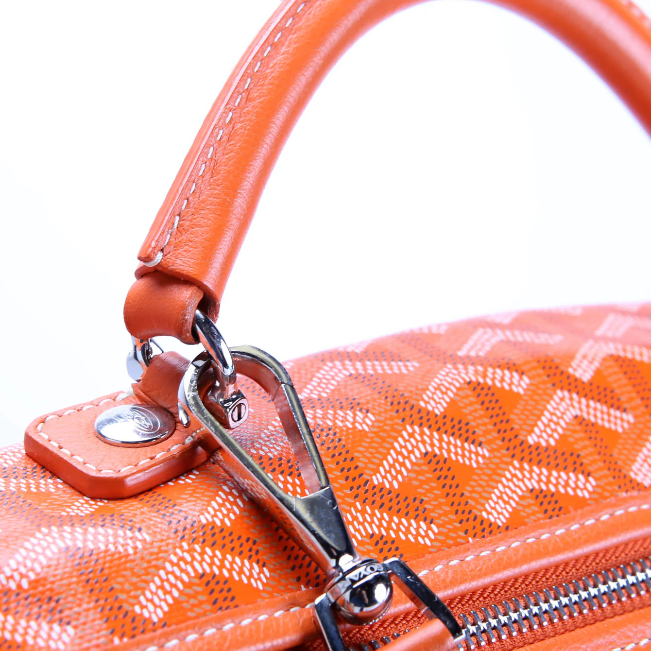 Saint Leger Soft Briefcase Backpack Orange - Image 9