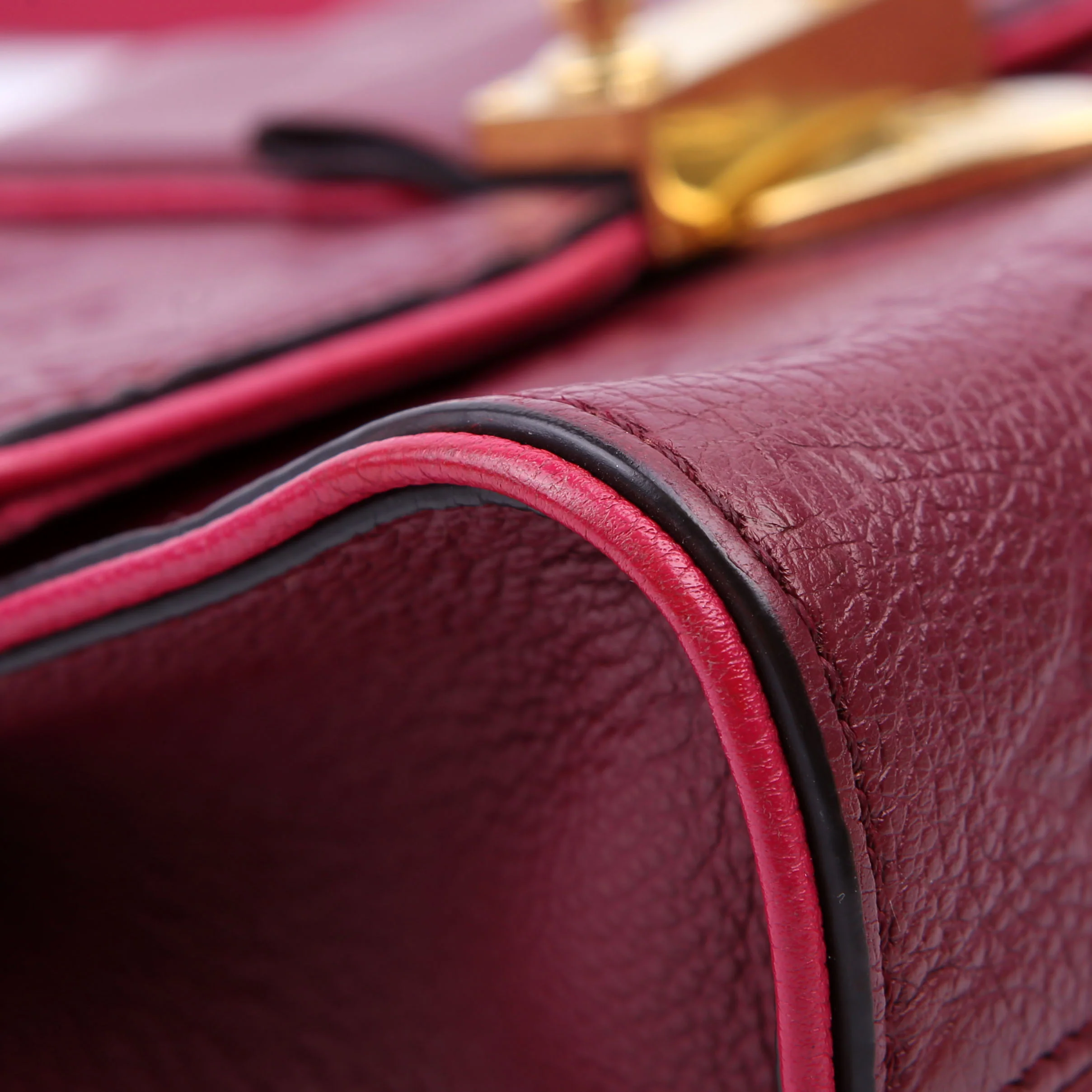 Saint Sulpice PM Empreinte Burgundy/Pink - Image 5