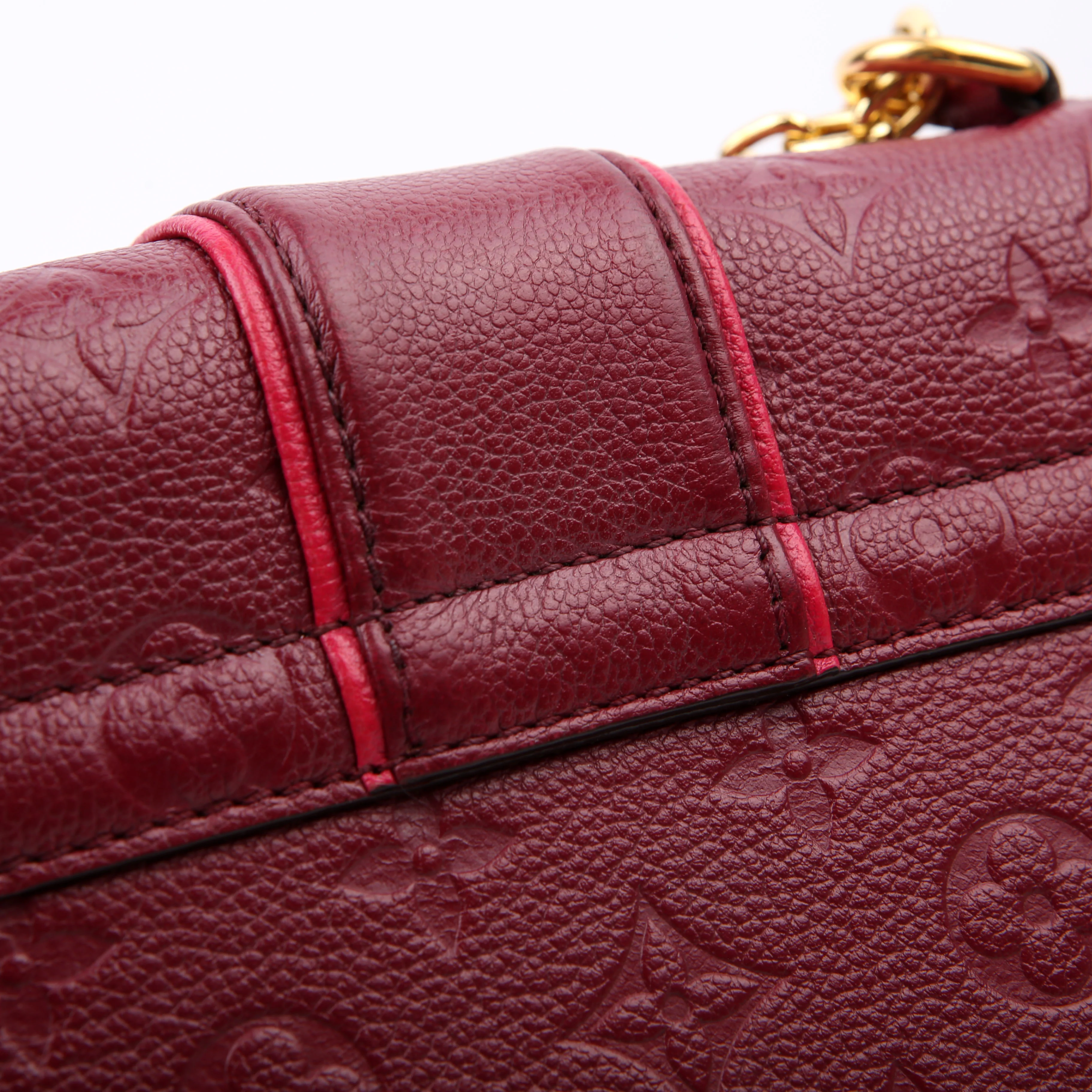 Saint Sulpice PM Empreinte Burgundy/Pink - Image 9