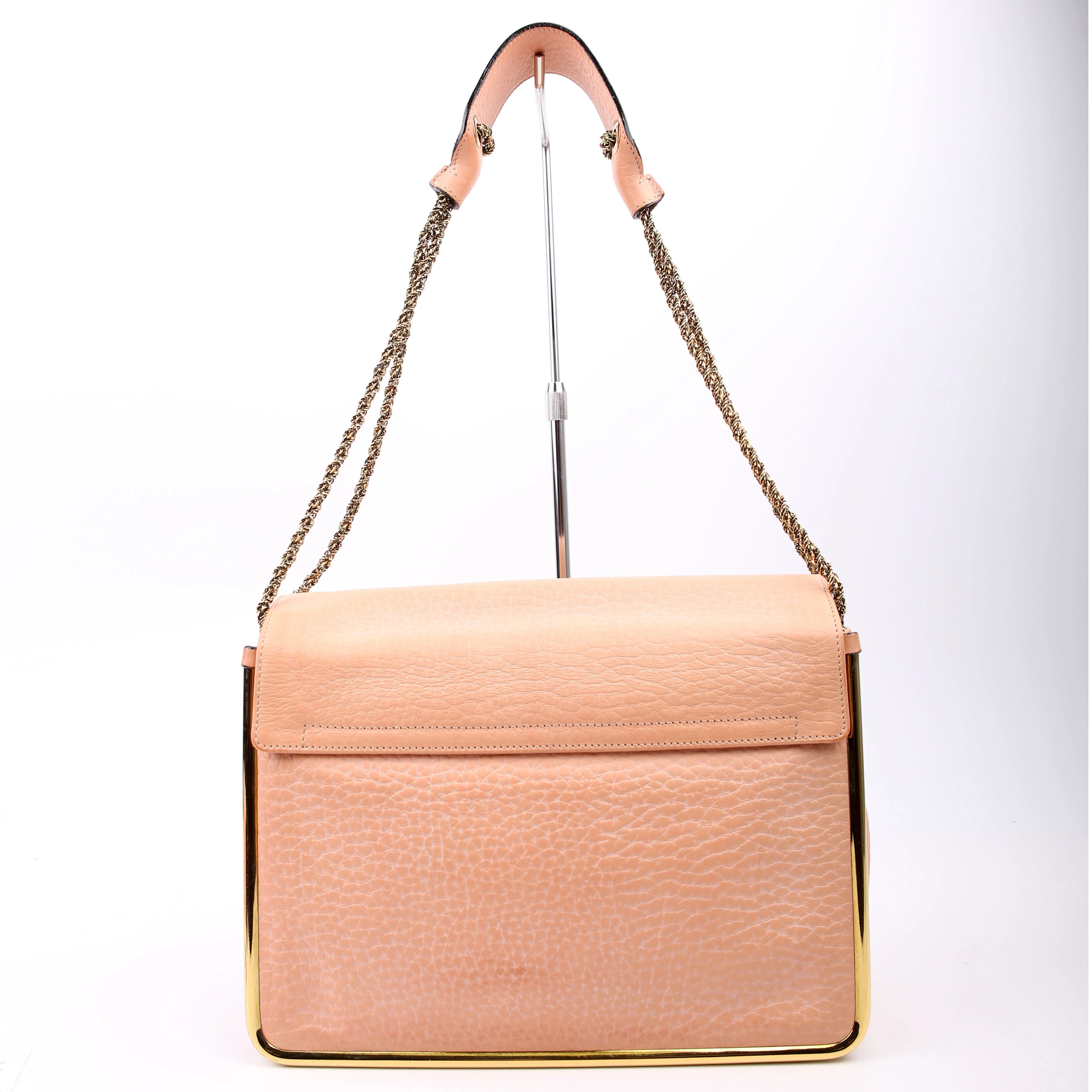 Sally Flap Bag Calfskin Pink - Image 3