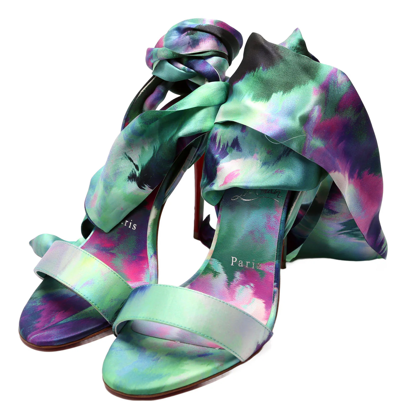 Sandale Du Desert 100mm Satin Size 36.5 - Image 2