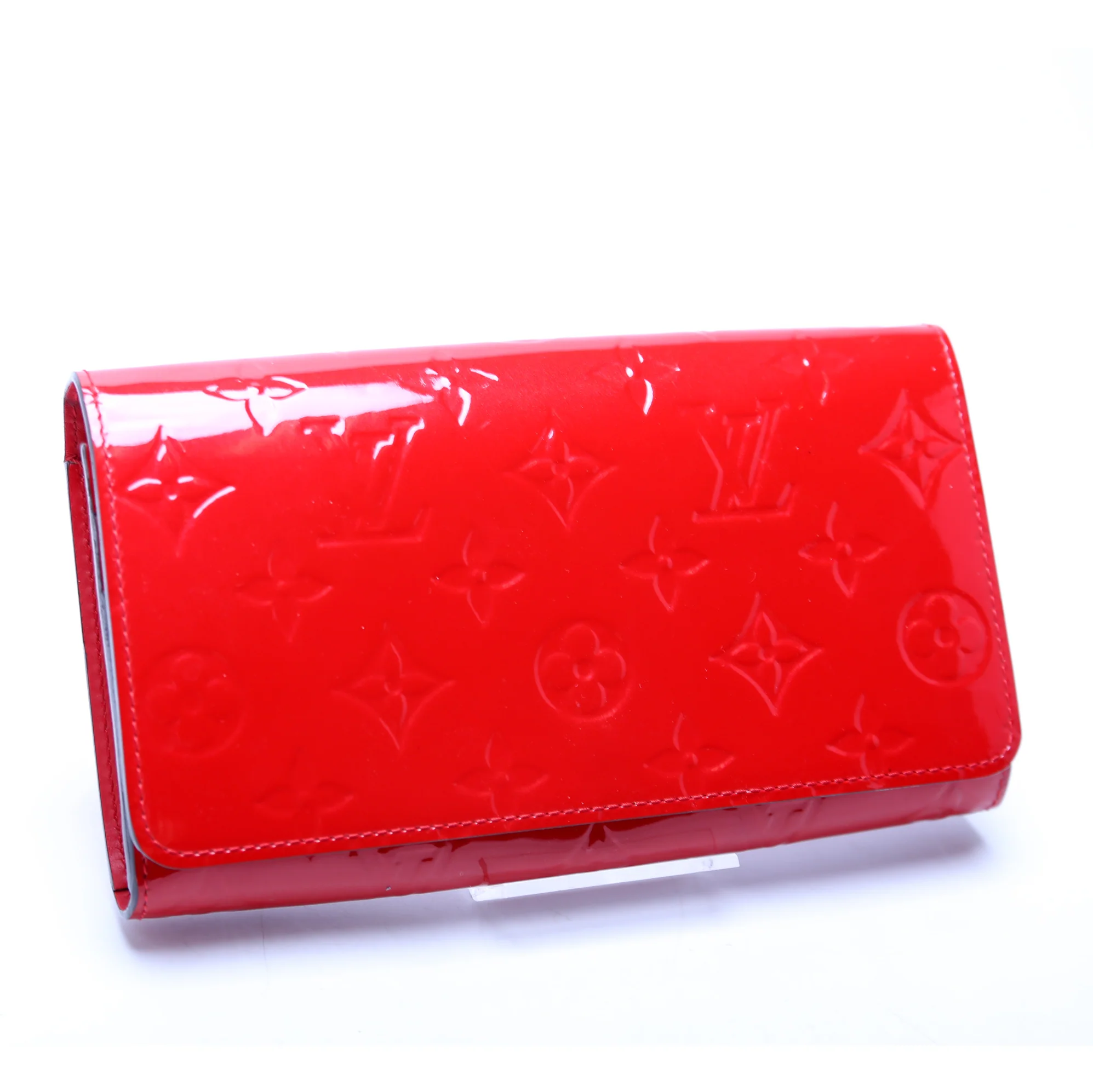 Sarah Chain Wallet Vernis Red - Image 2