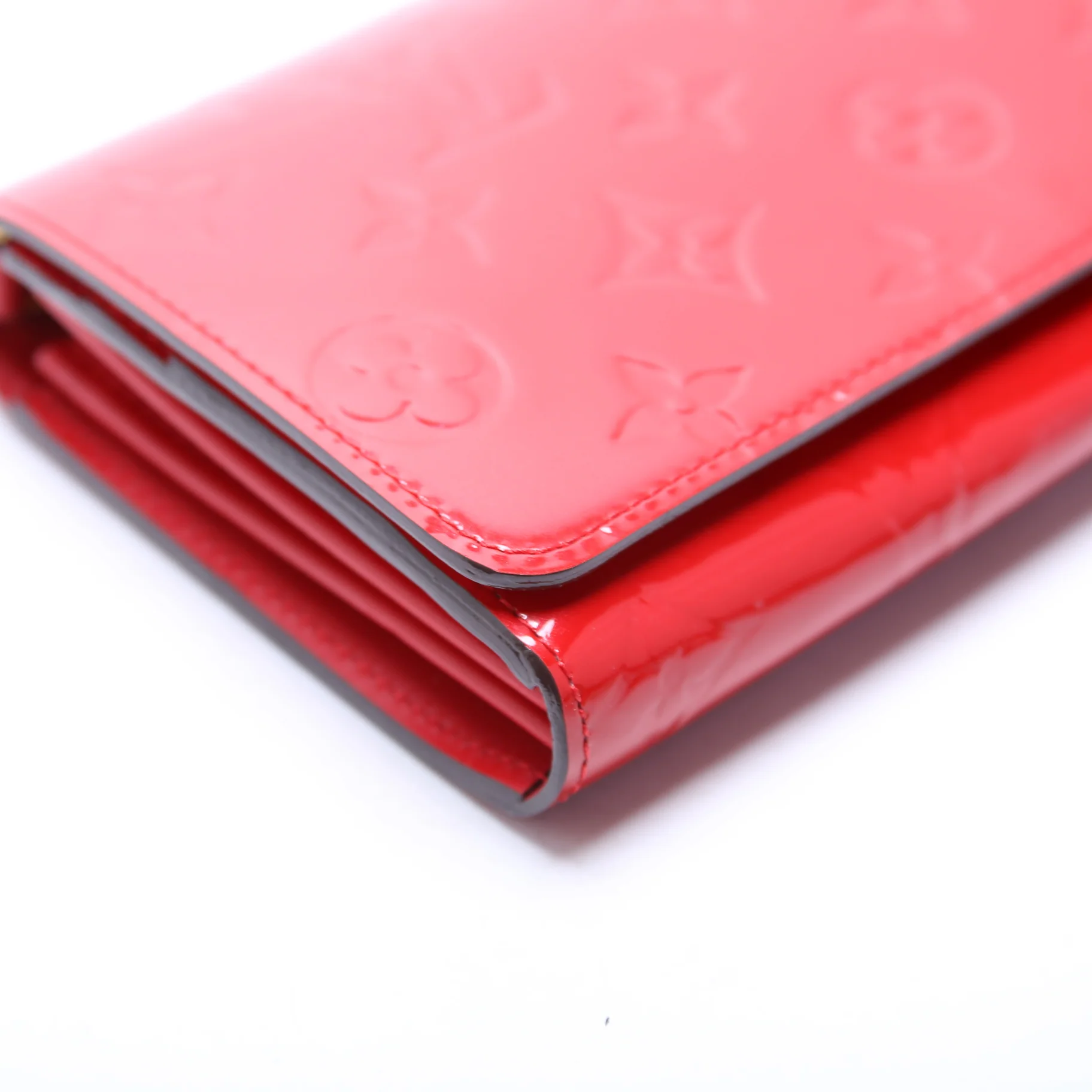 Sarah Chain Wallet Vernis Red - Image 5
