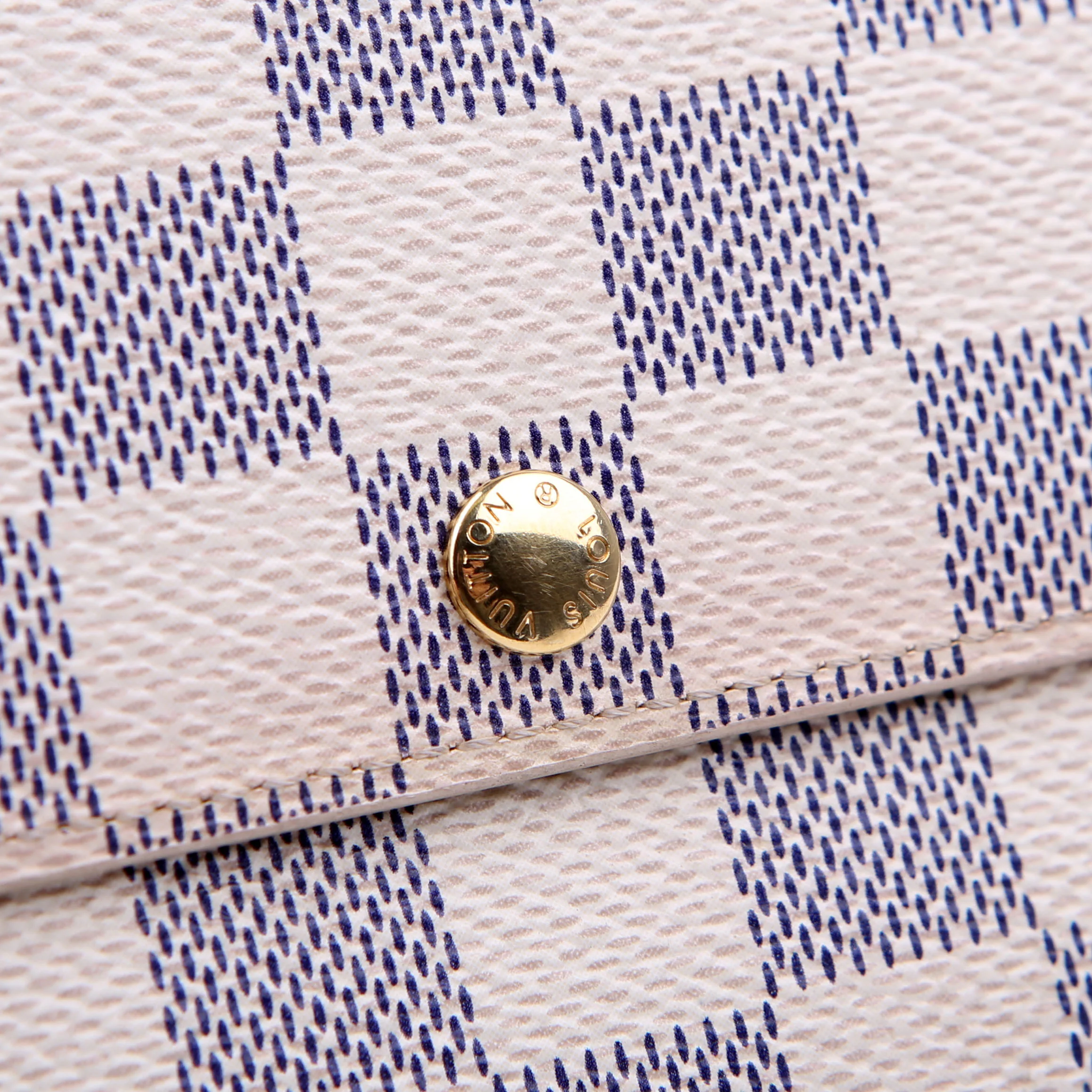 Sarah Wallet Damier Azur - Image 13