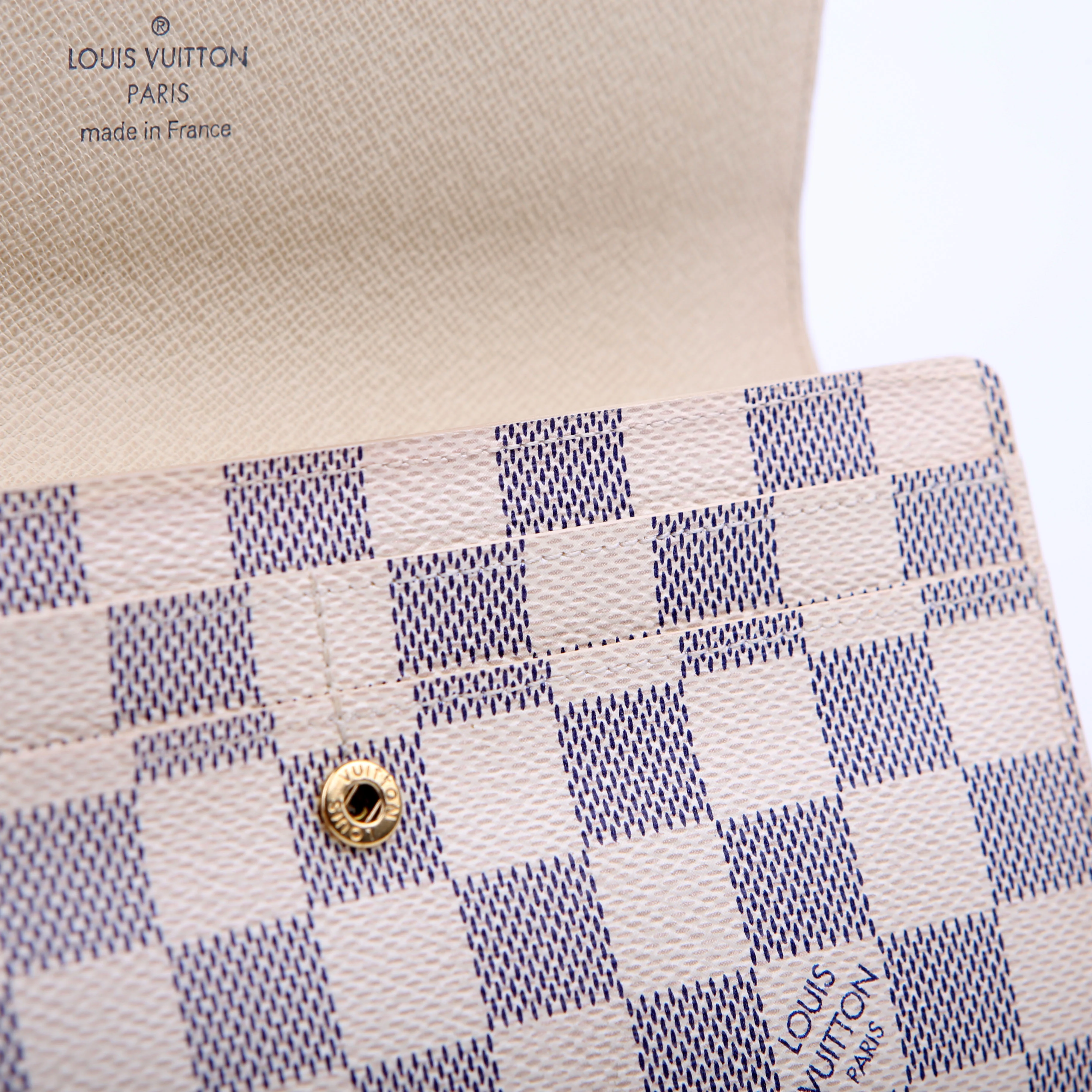 Sarah Wallet Damier Azur - Image 15