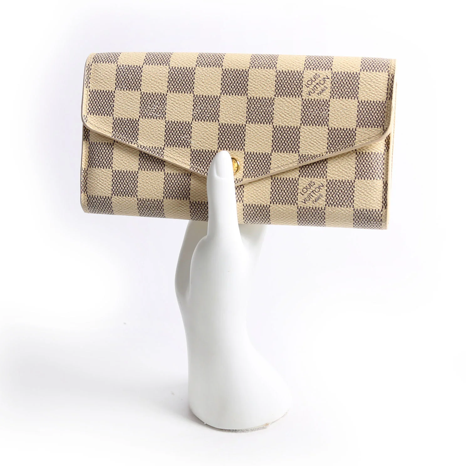 Sarah Wallet Damier Azur - Image 14