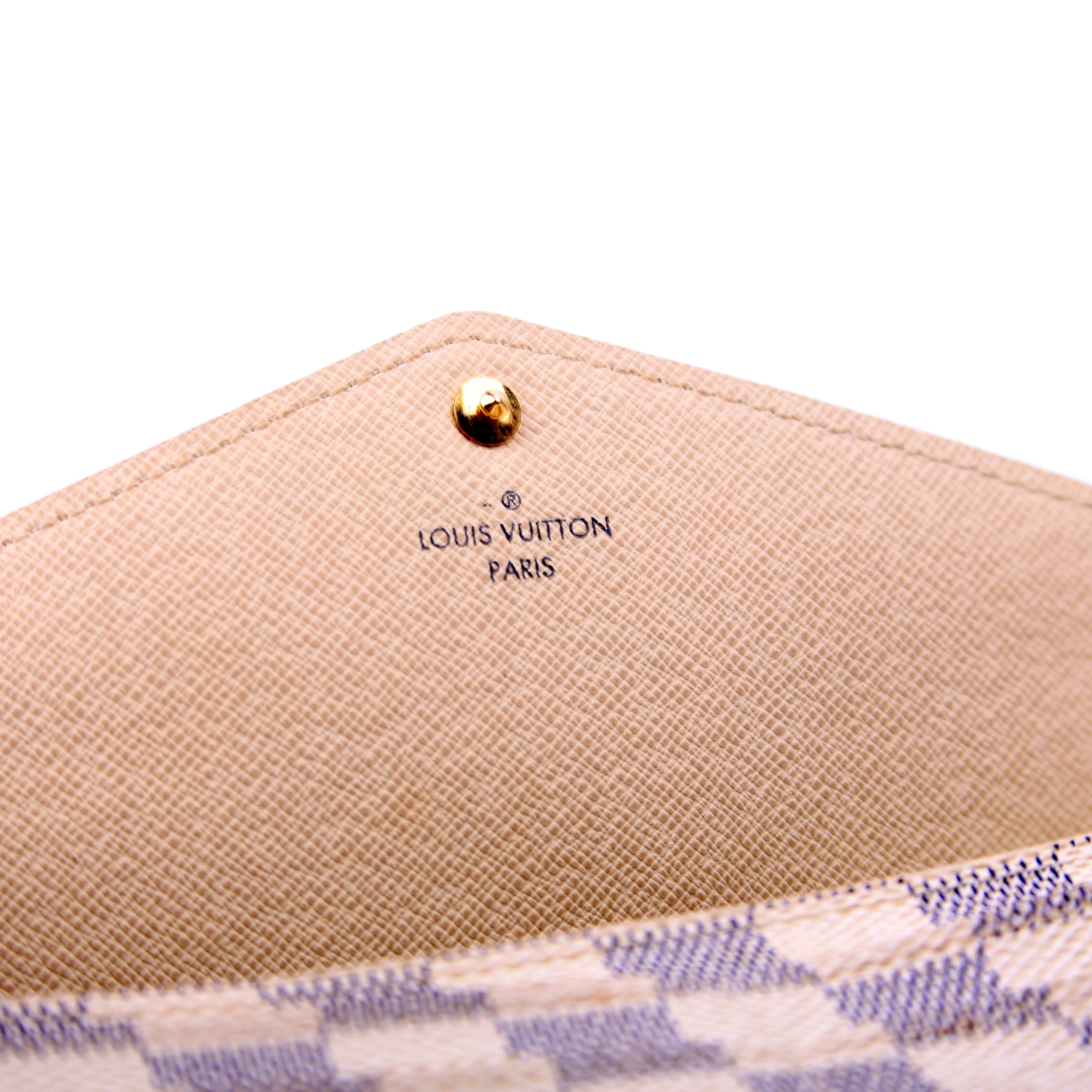 Sarah Wallet Damier Azur - Image 13