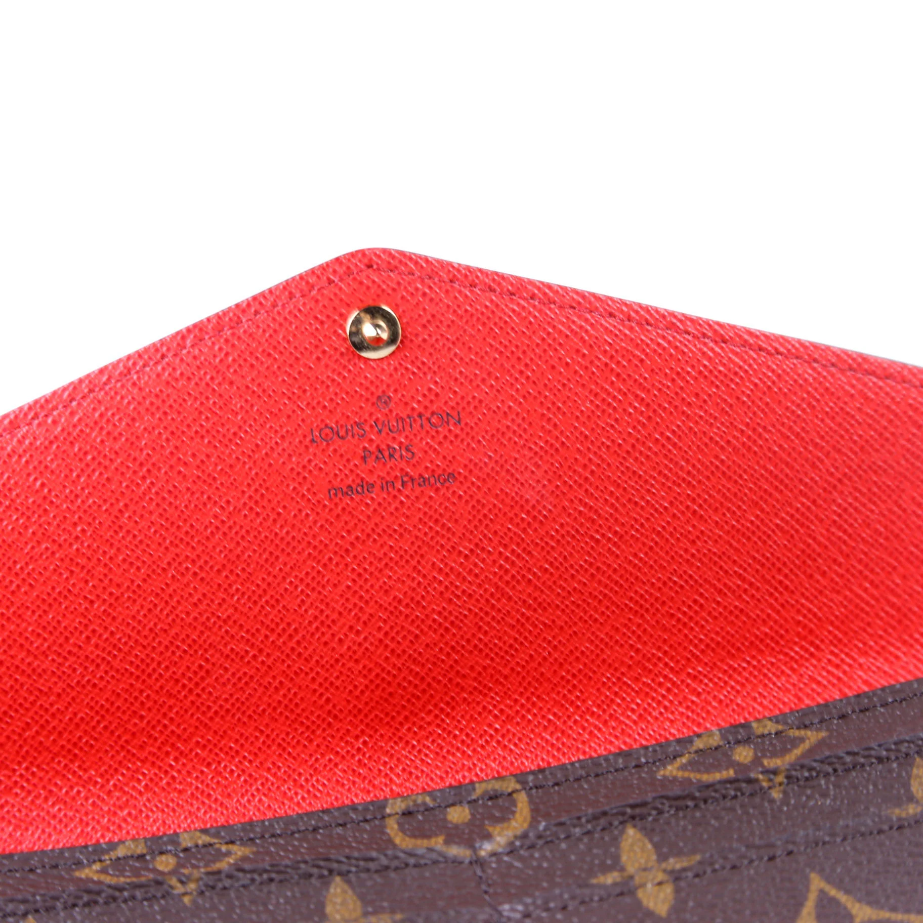 Sarah Wallet Monogram Newer Red - Image 12