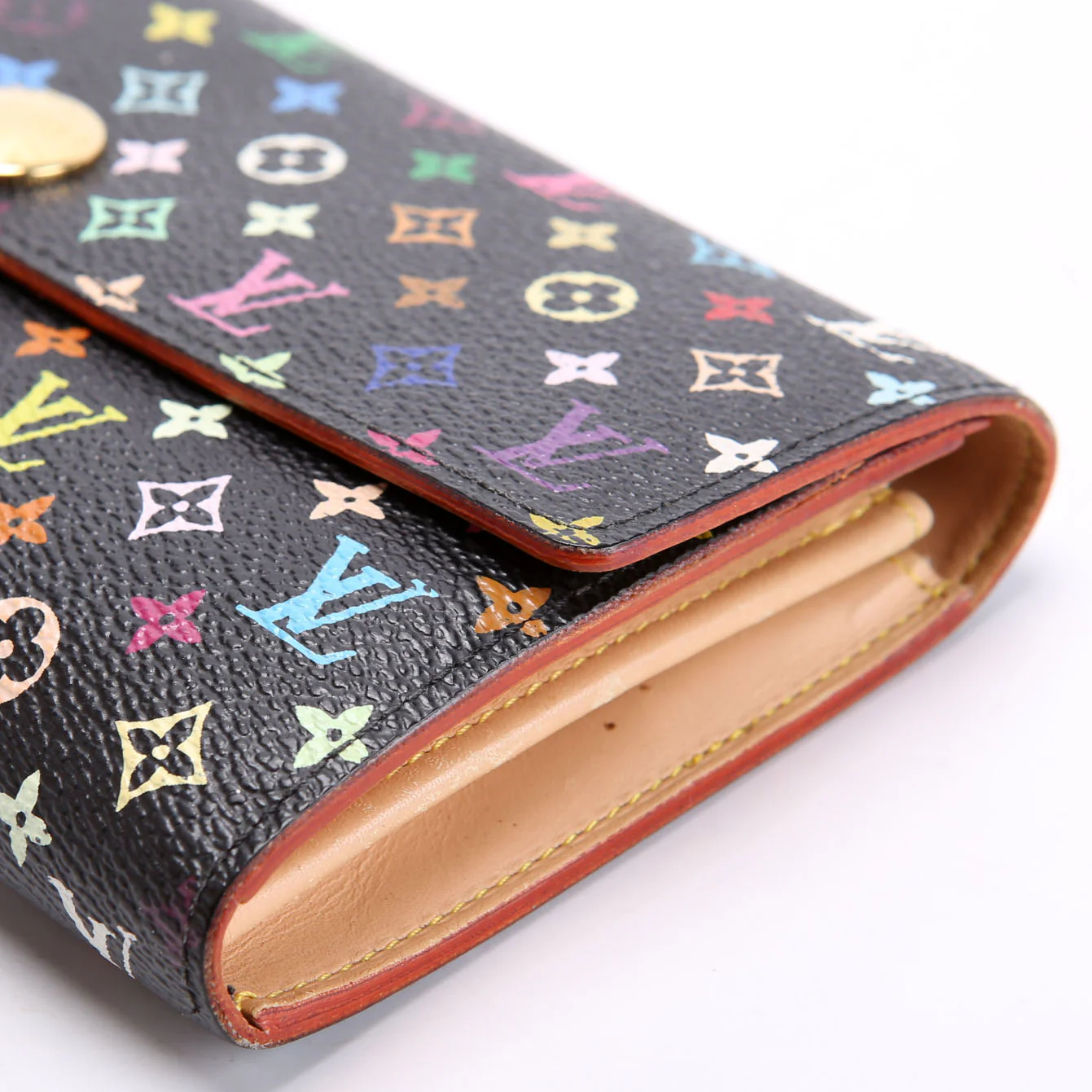 Sarah Wallet Multicolor Monogram Black - Image 7