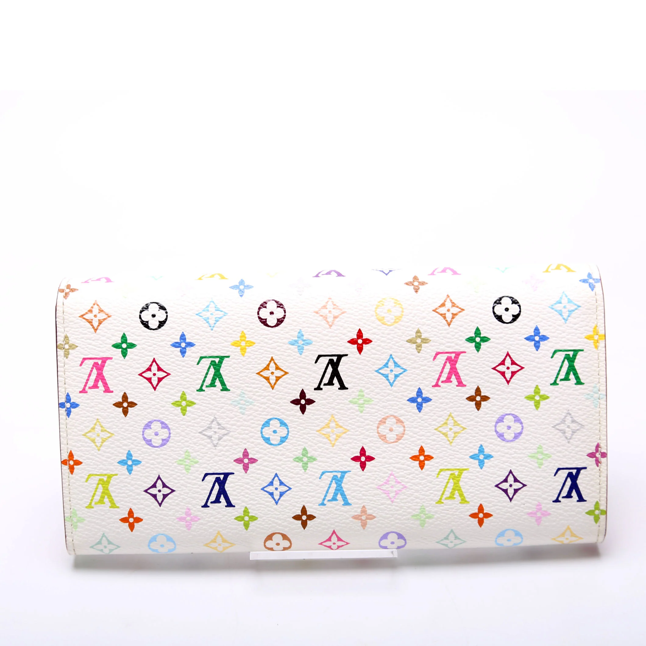 Sarah Wallet Multicolor Monogram White - Image 3