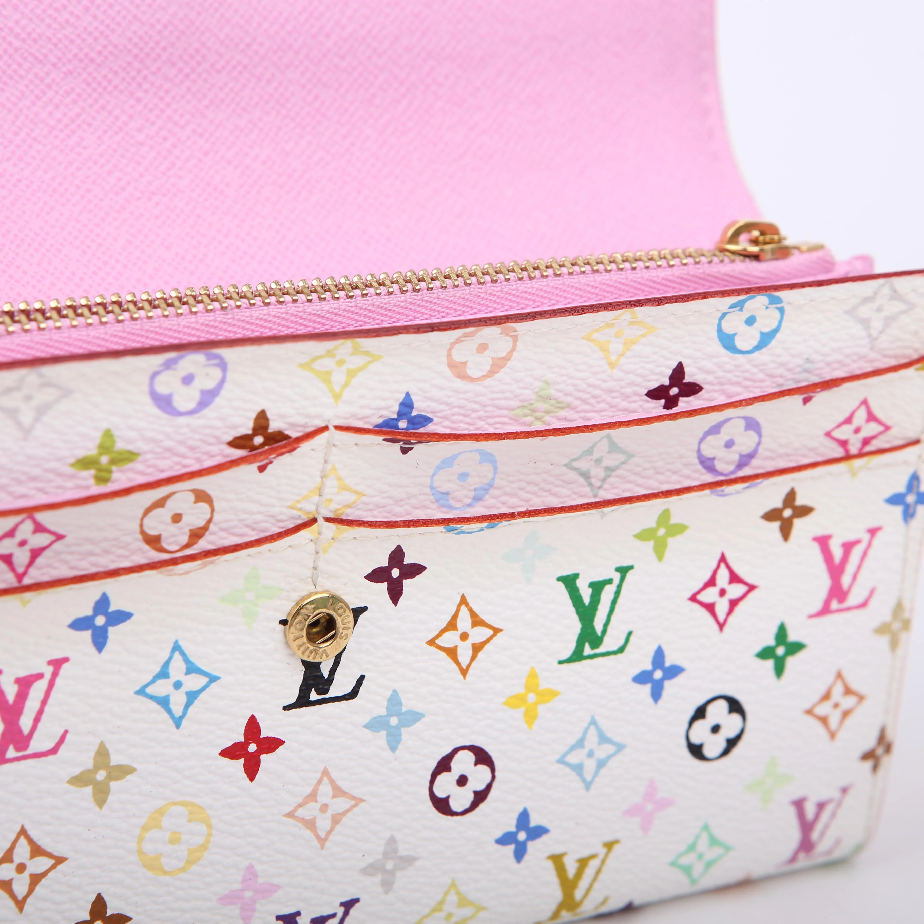 Sarah Wallet Multicolor White/Pink - Image 8