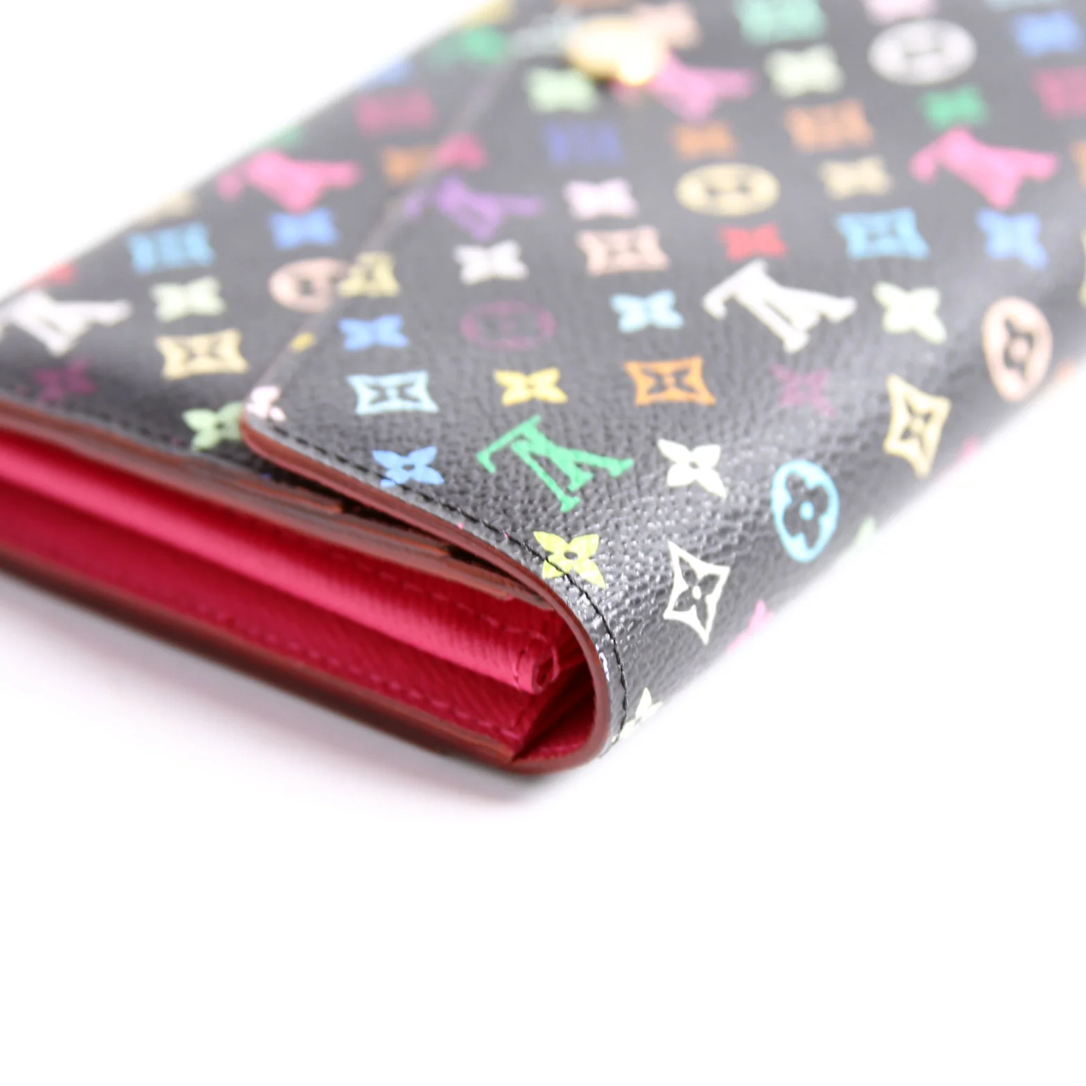 Sarah Wallet NM Multicolor Monogram Black - Image 8