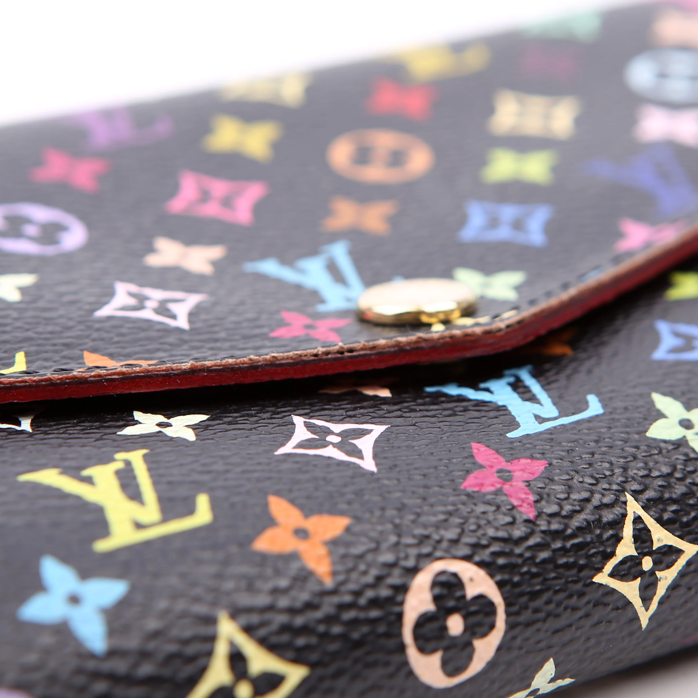 Sarah Wallet NM Multicolor Monogram Black - Image 10