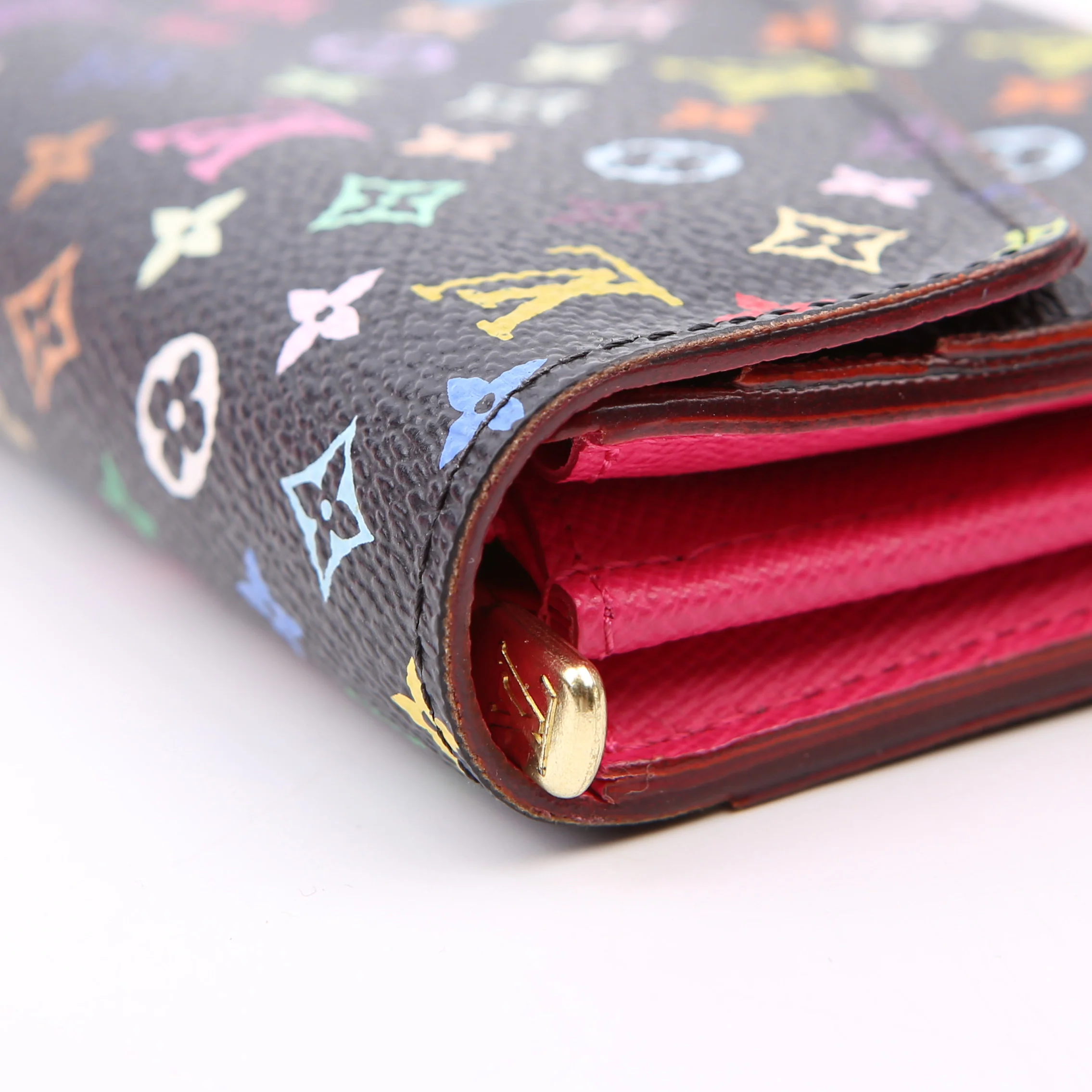 Sarah Wallet NM Multicolor Monogram Black - Image 8