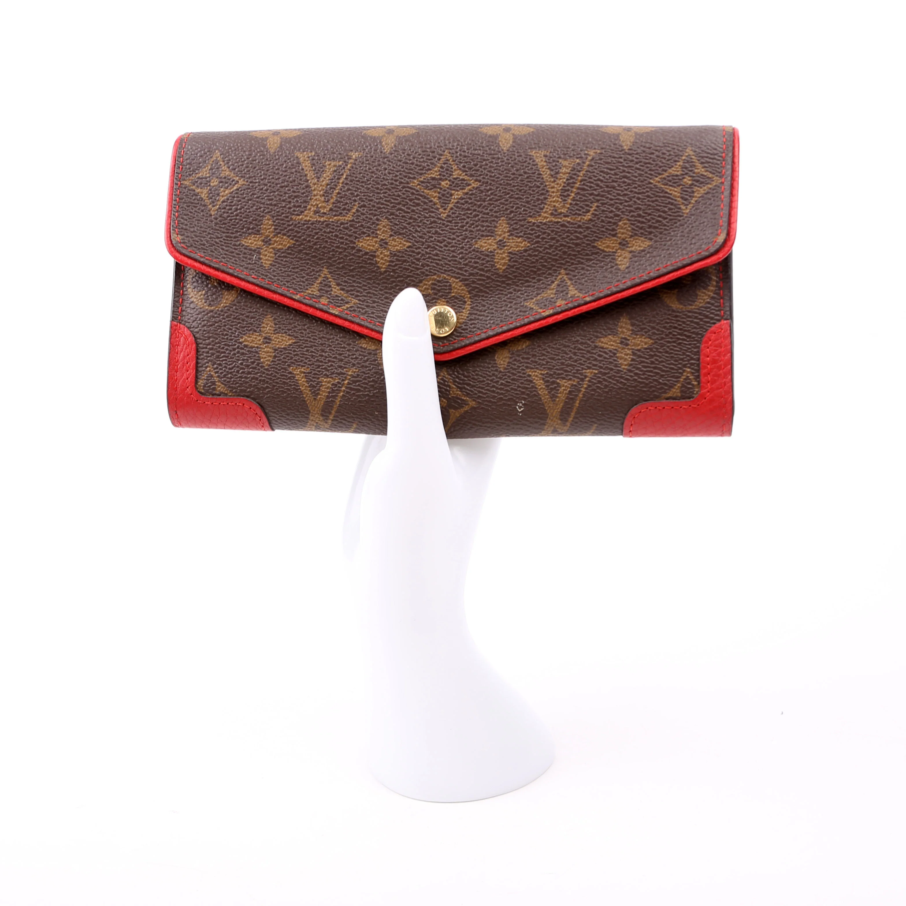 Sarah Wallet Retiro Monogram Red - Image 13
