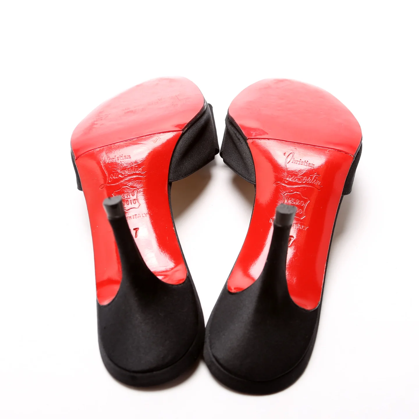 Satin Open Toe Mules Size 37 - Image 8