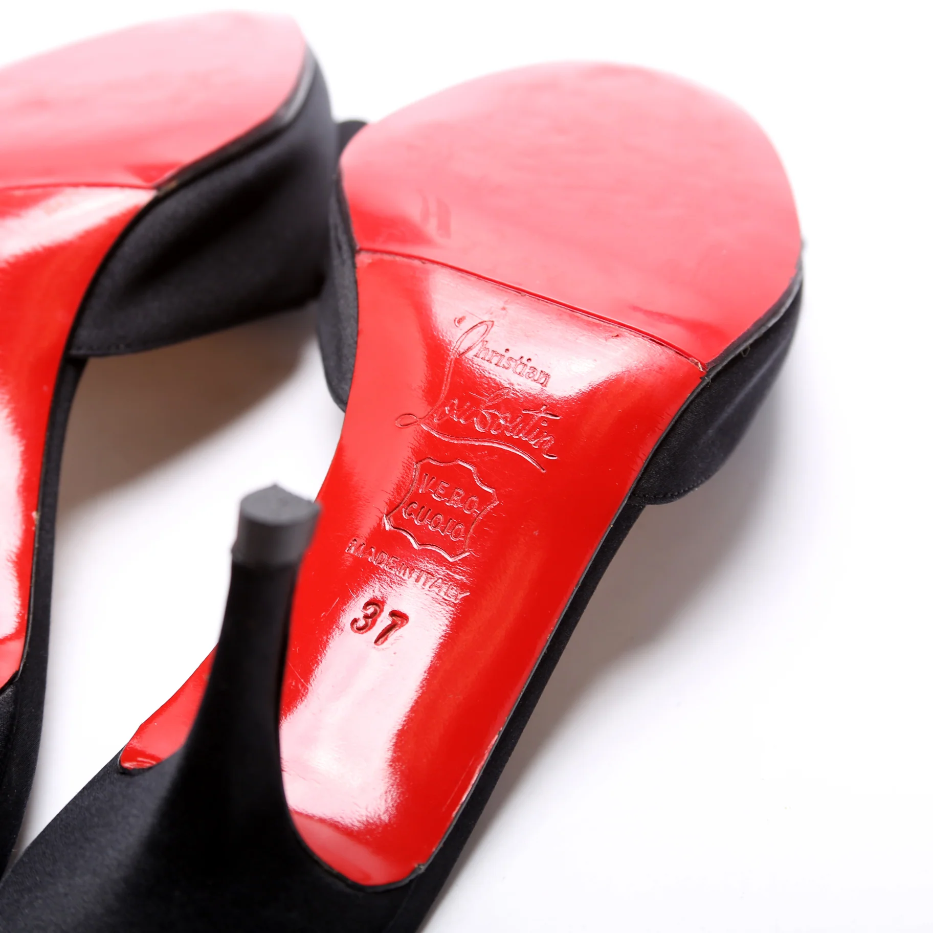 Satin Open Toe Mules Size 37 - Image 9