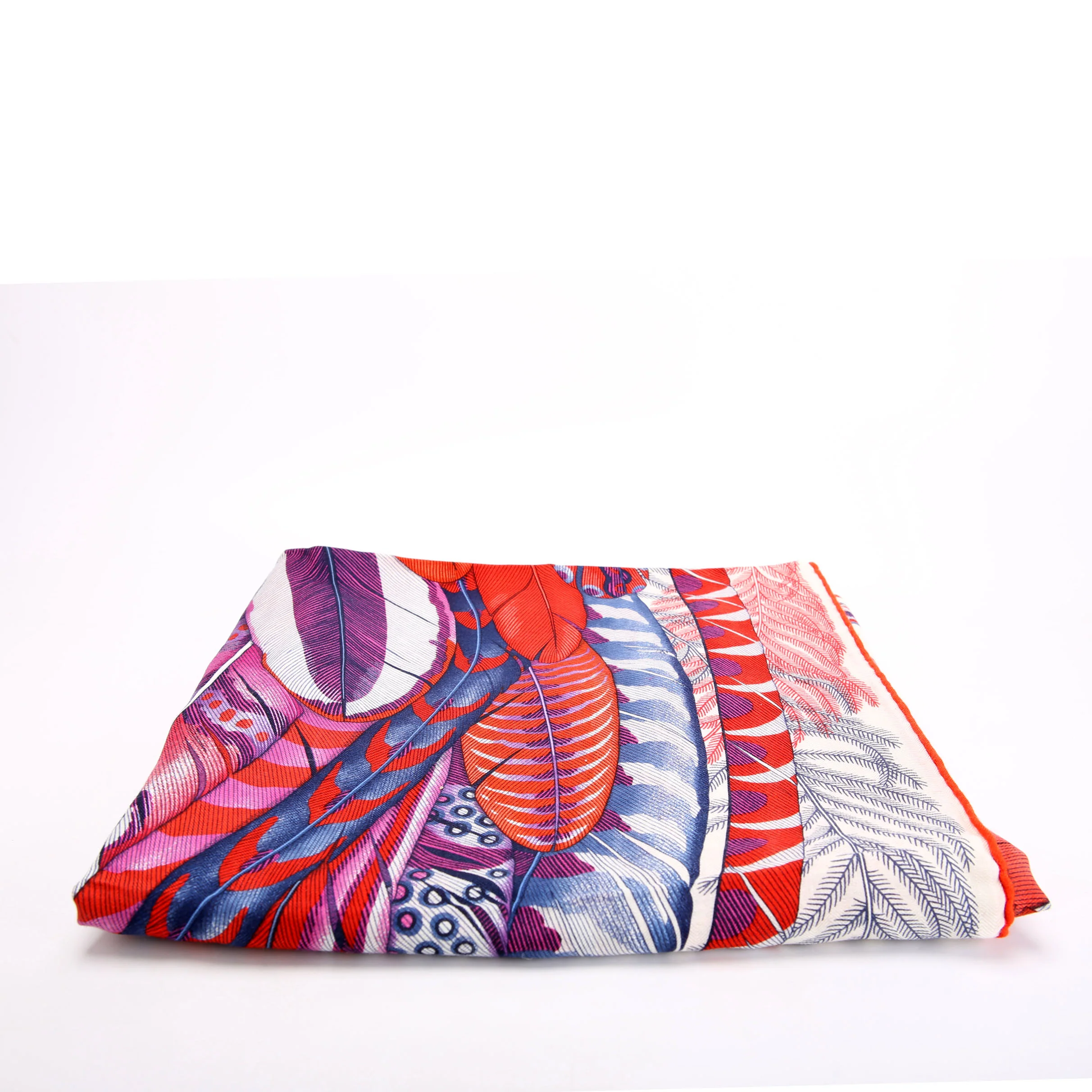 Scarf: Shawl Plumes En Fete 140 Cashmere Multi - Image 5