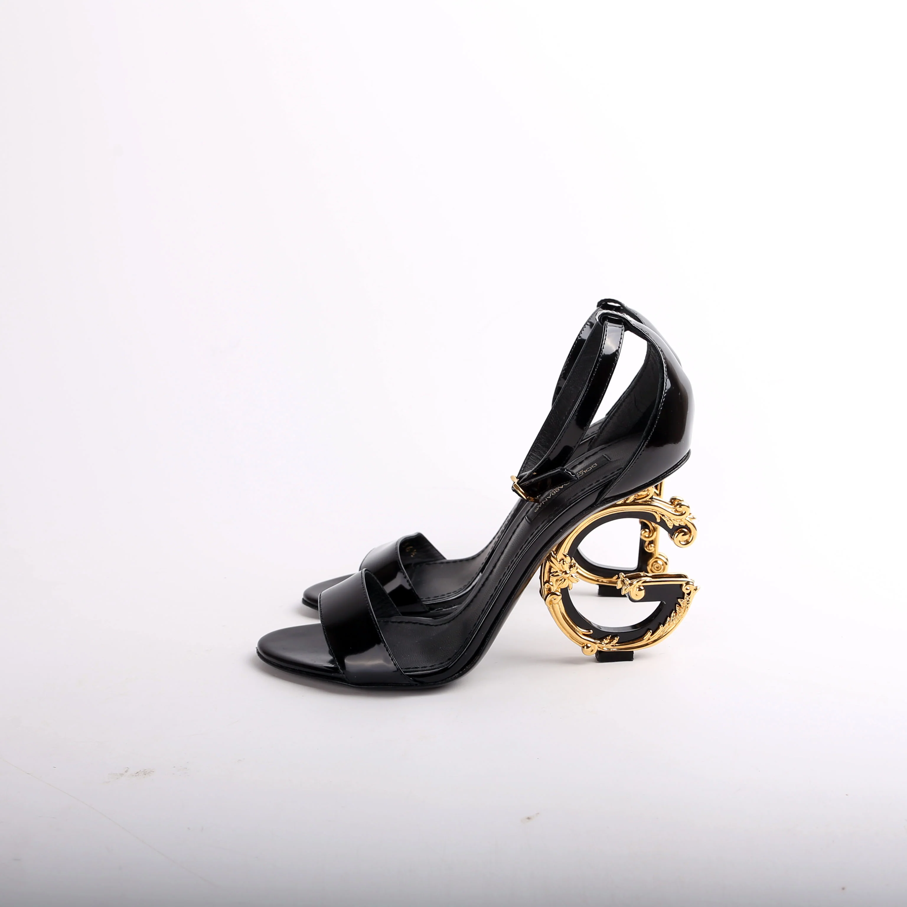 Sculpted Baroque Logo Sandals Size 36.5 - Image 2