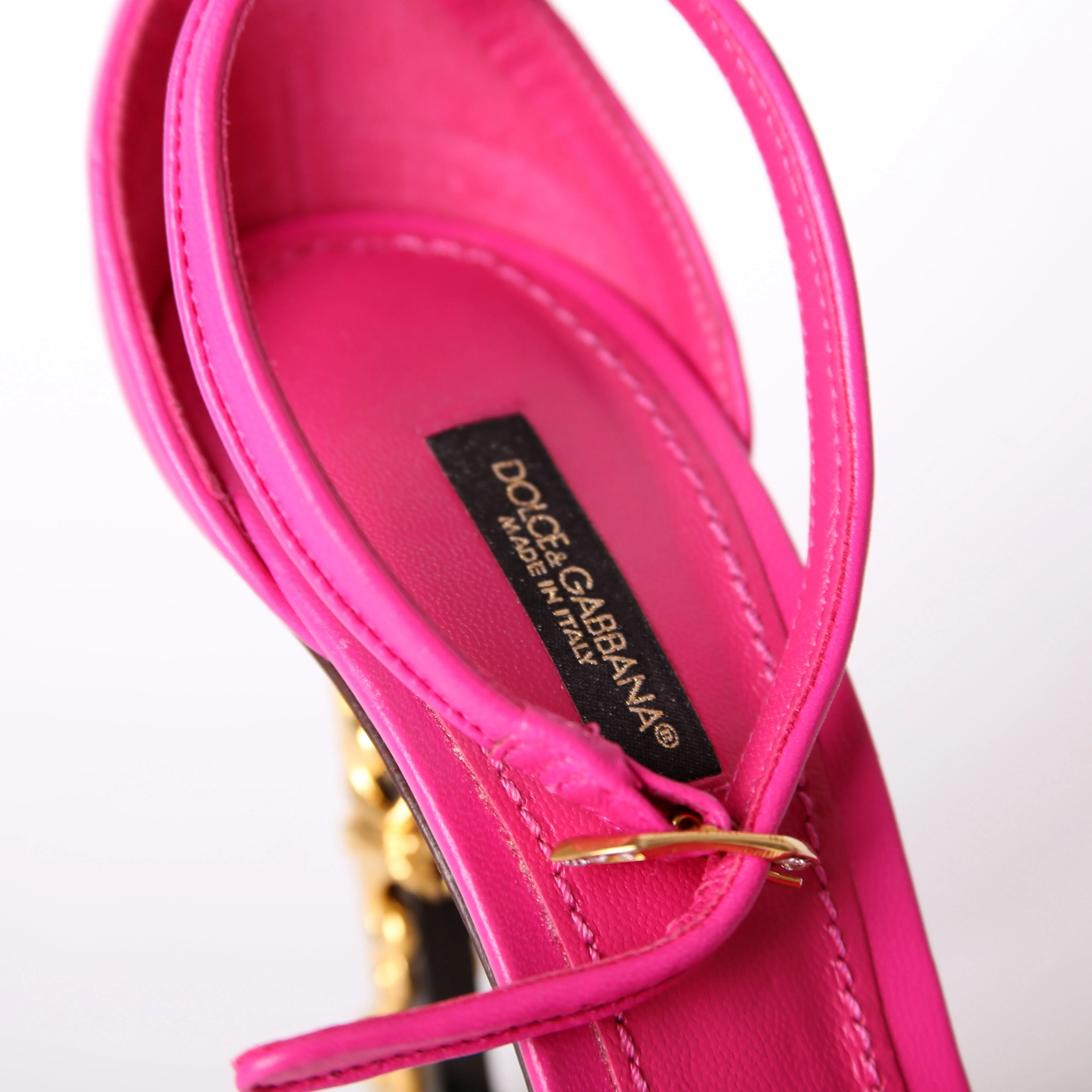 Sculpted Baroque Logo Sandals Size 37 - Image 6
