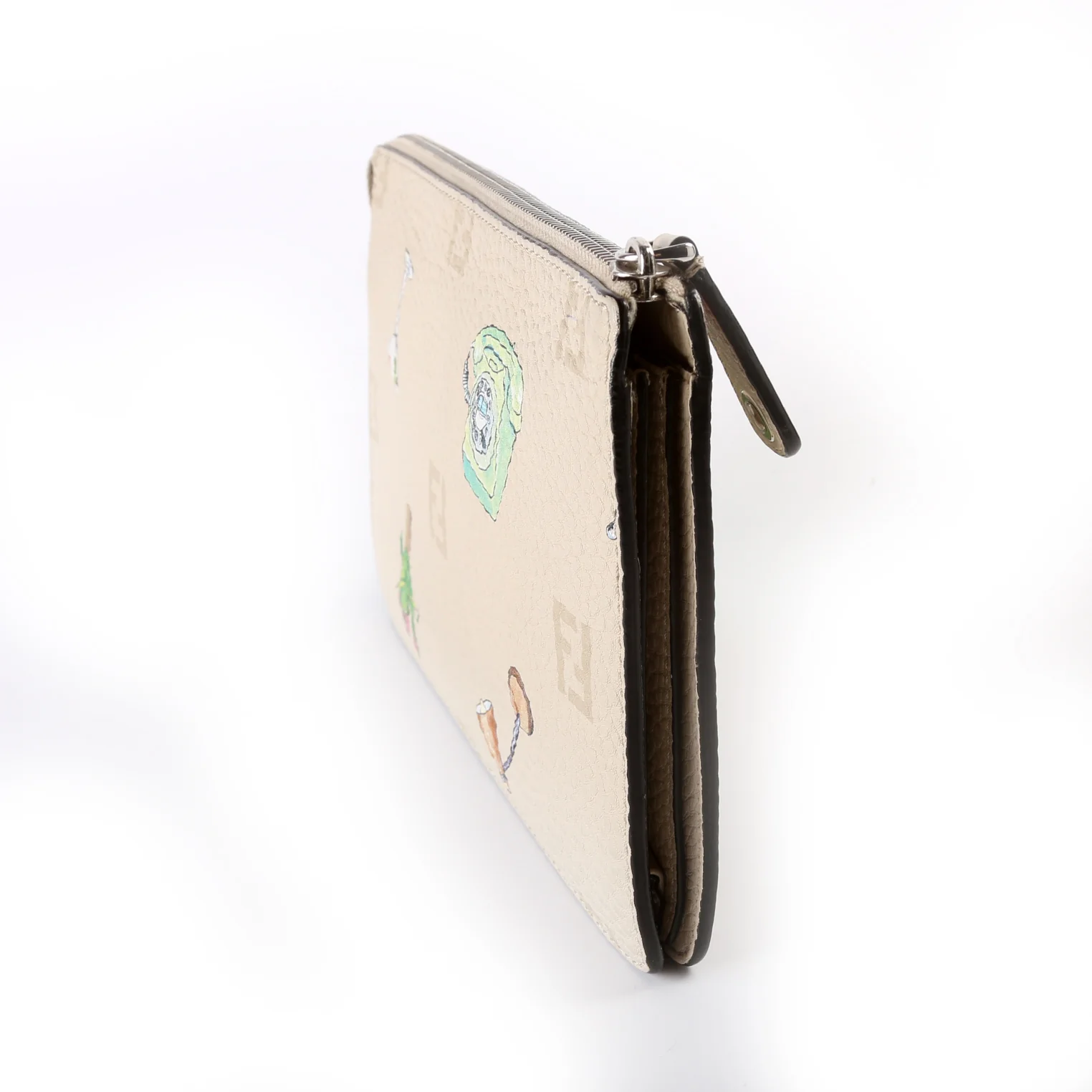 Selleria Printed Leather Clutch VA350 - Image 3