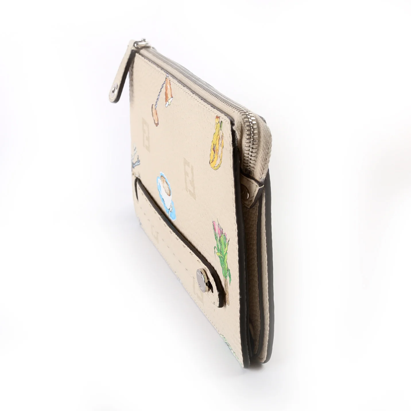 Selleria Printed Leather Clutch VA350 - Image 4