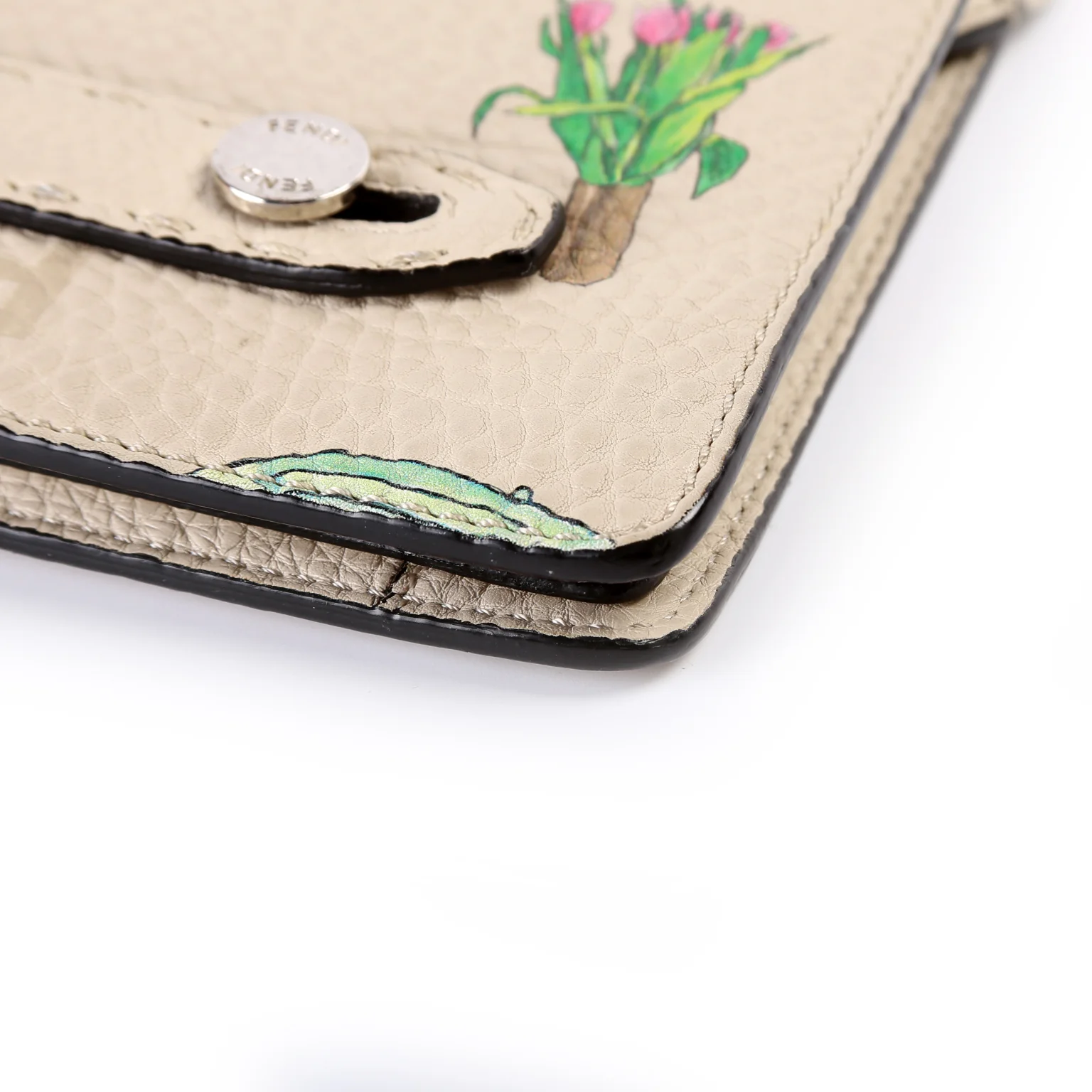 Selleria Printed Leather Clutch VA350 - Image 7
