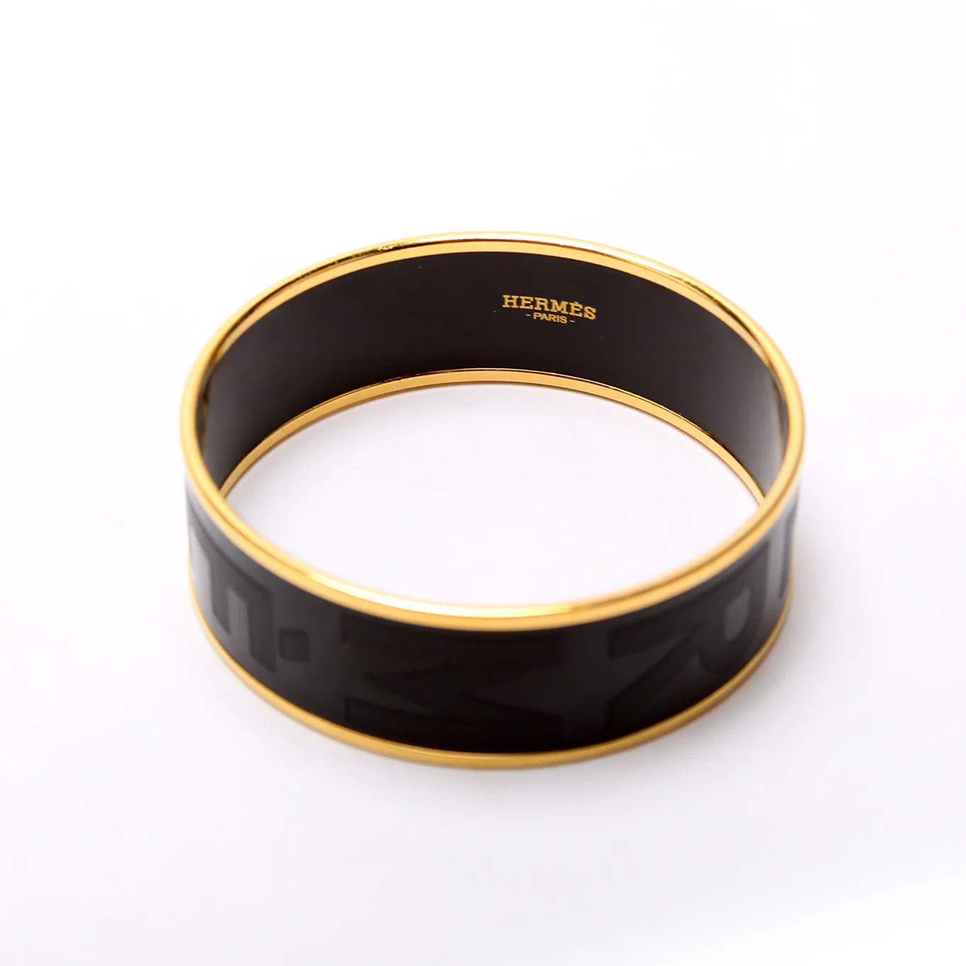 Sellier Printed Enamel Wide Bracelet - Image 3