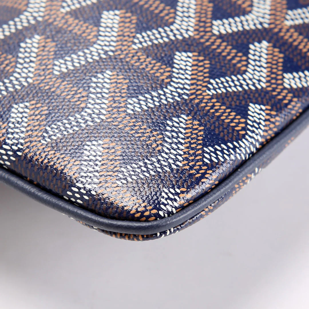 Senat GM Pouch Goyardine Blue/Yellow - Image 5