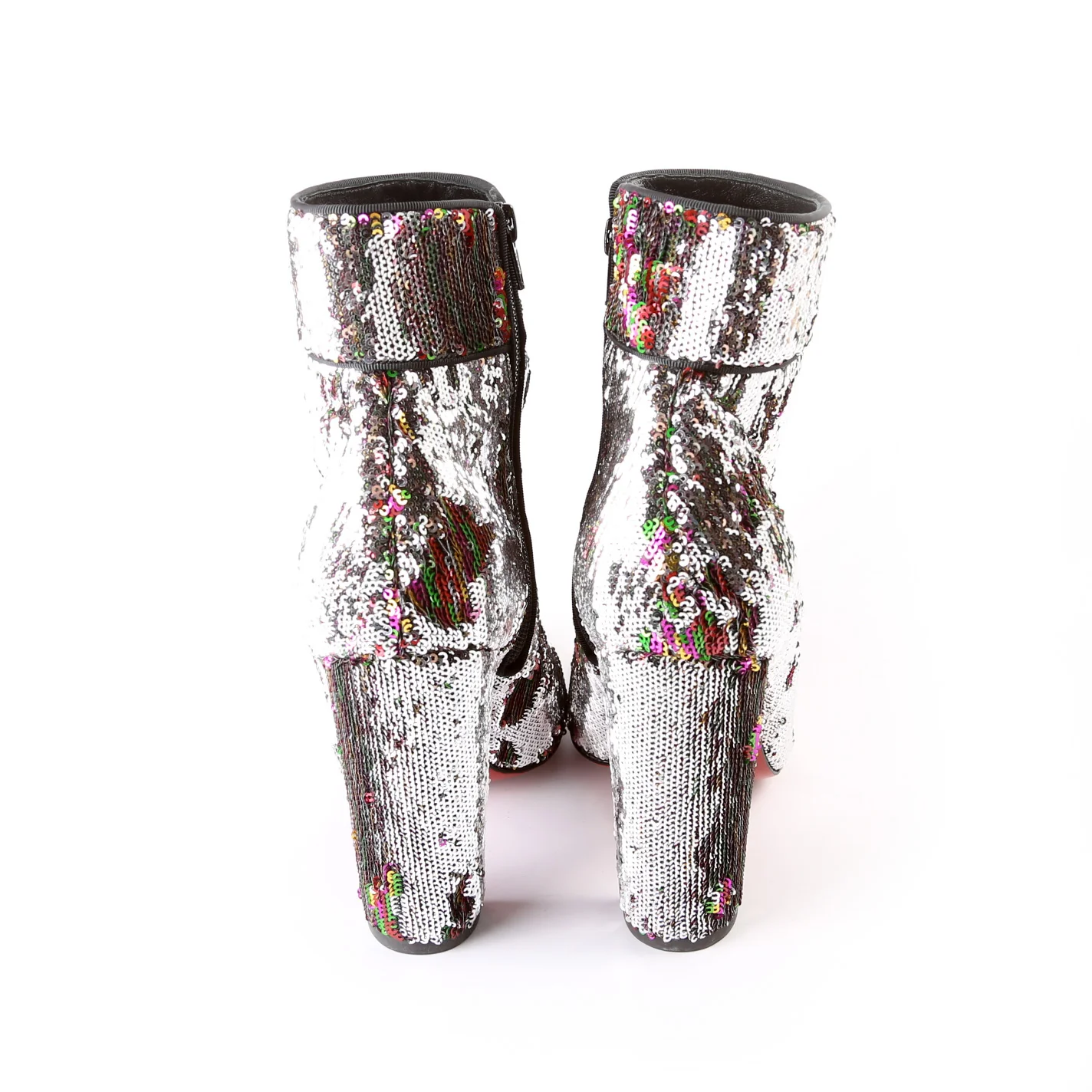 Sequin Ankle Booties SIze 39 - Image 5