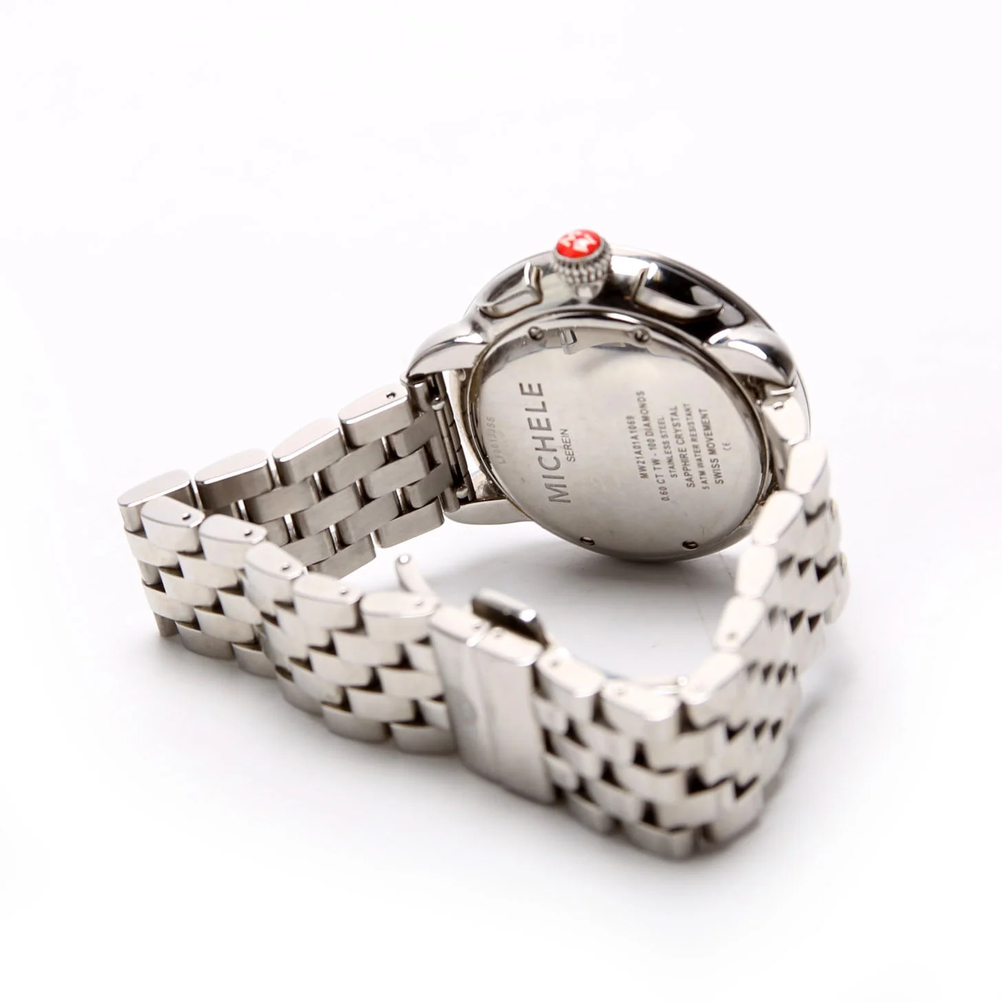 Serin With 0.6 Diamond Bezel Watch Rose Gold Silver - Image 5