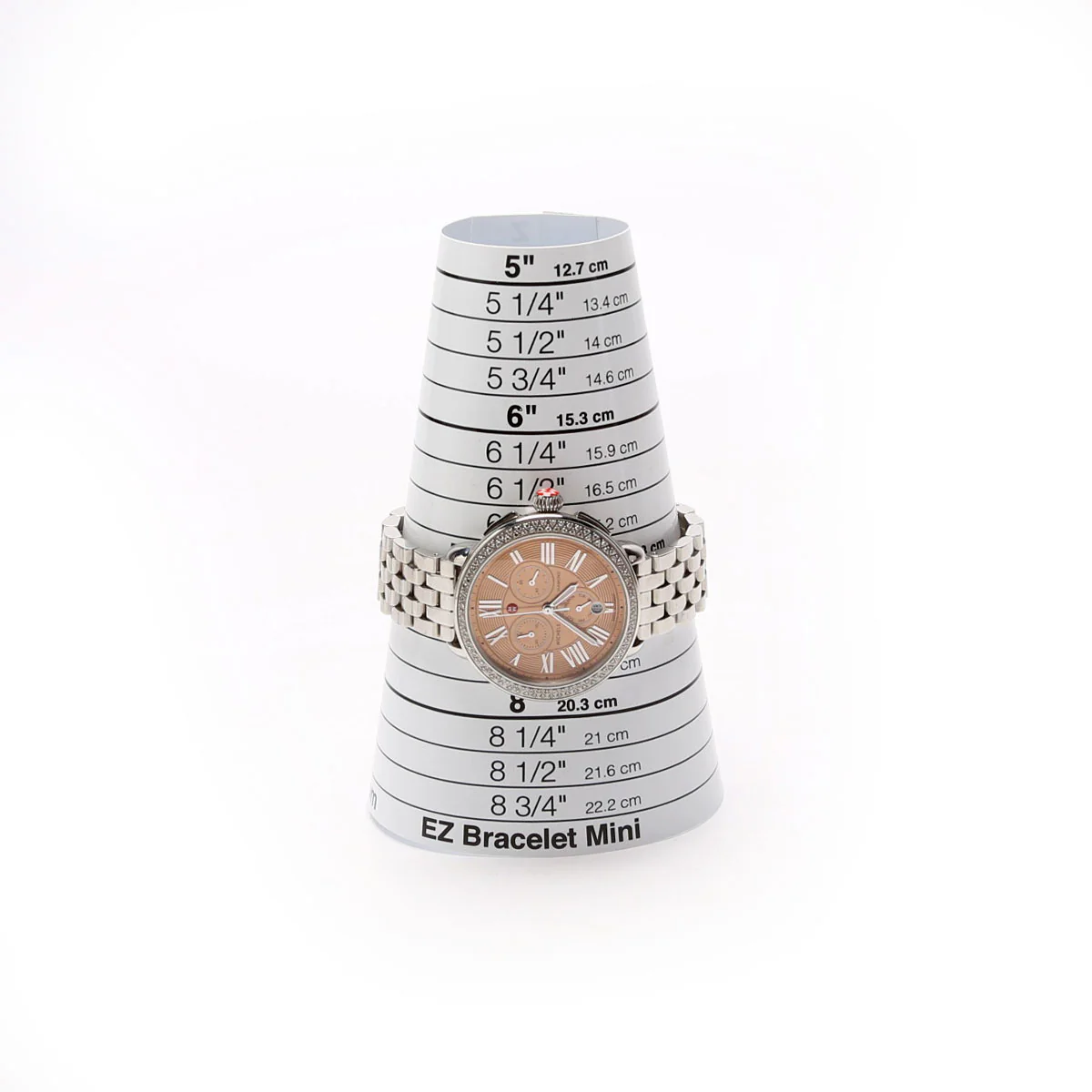 Serin With 0.6 Diamond Bezel Watch Rose Gold Silver - Image 7