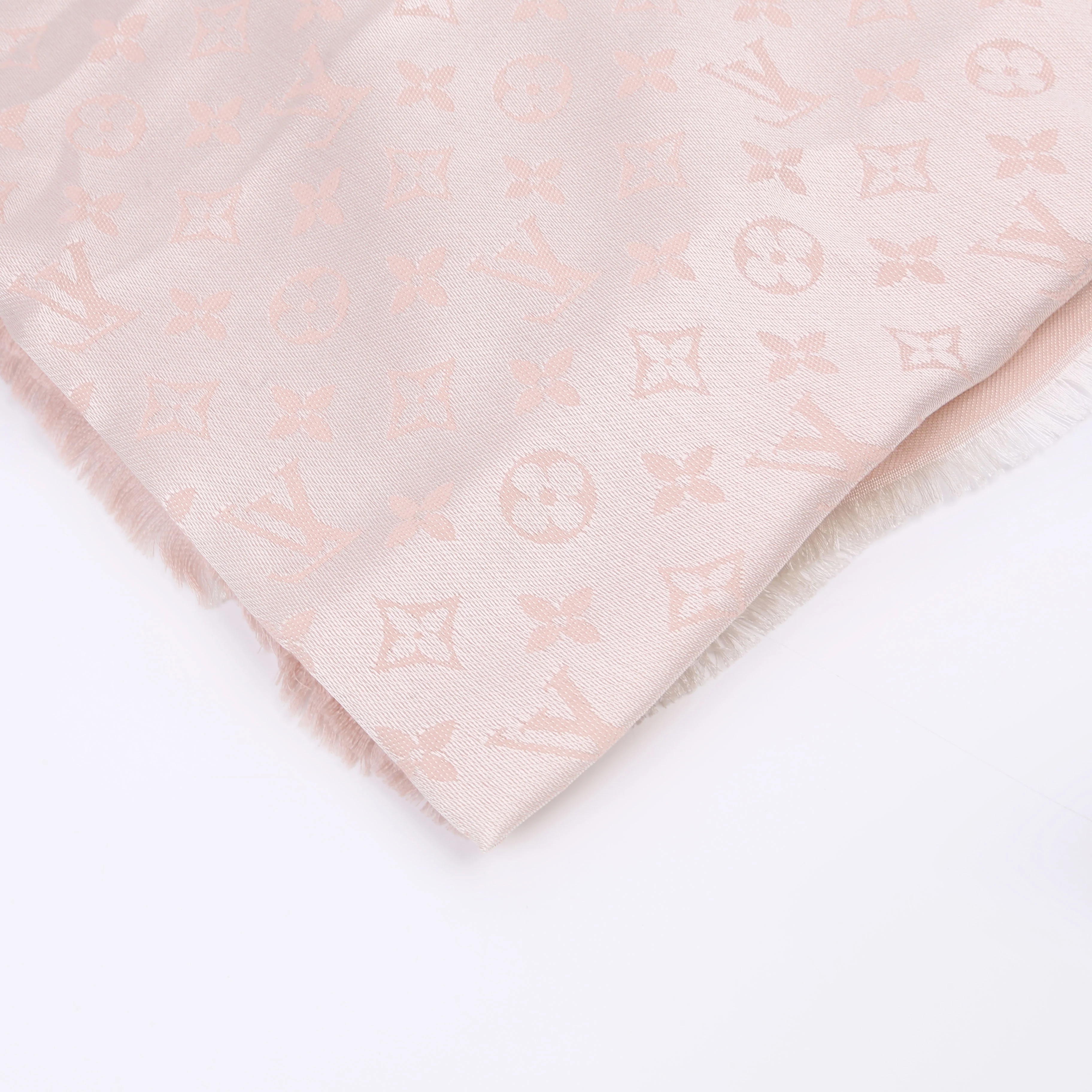 Shawl Monogram/Silk Wool Scarf - Image 2