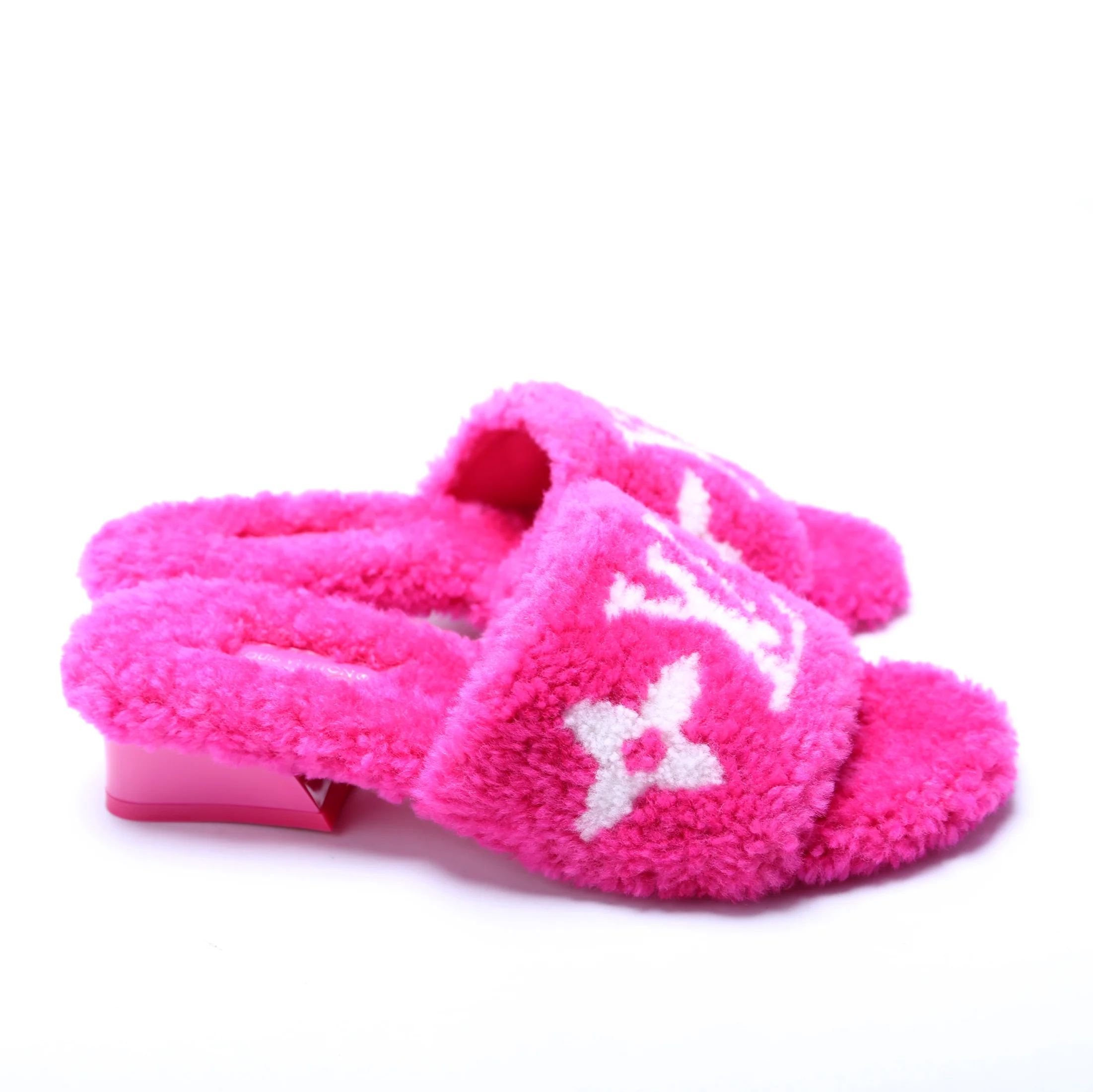 Shearling Magnetic Heel Mules Size 38 - Image 3