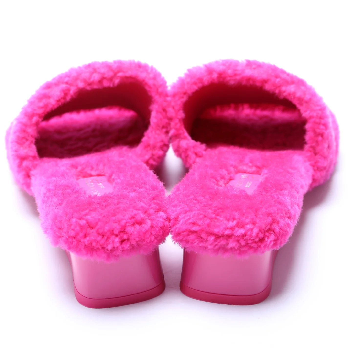 Shearling Magnetic Heel Mules Size 38 - Image 4