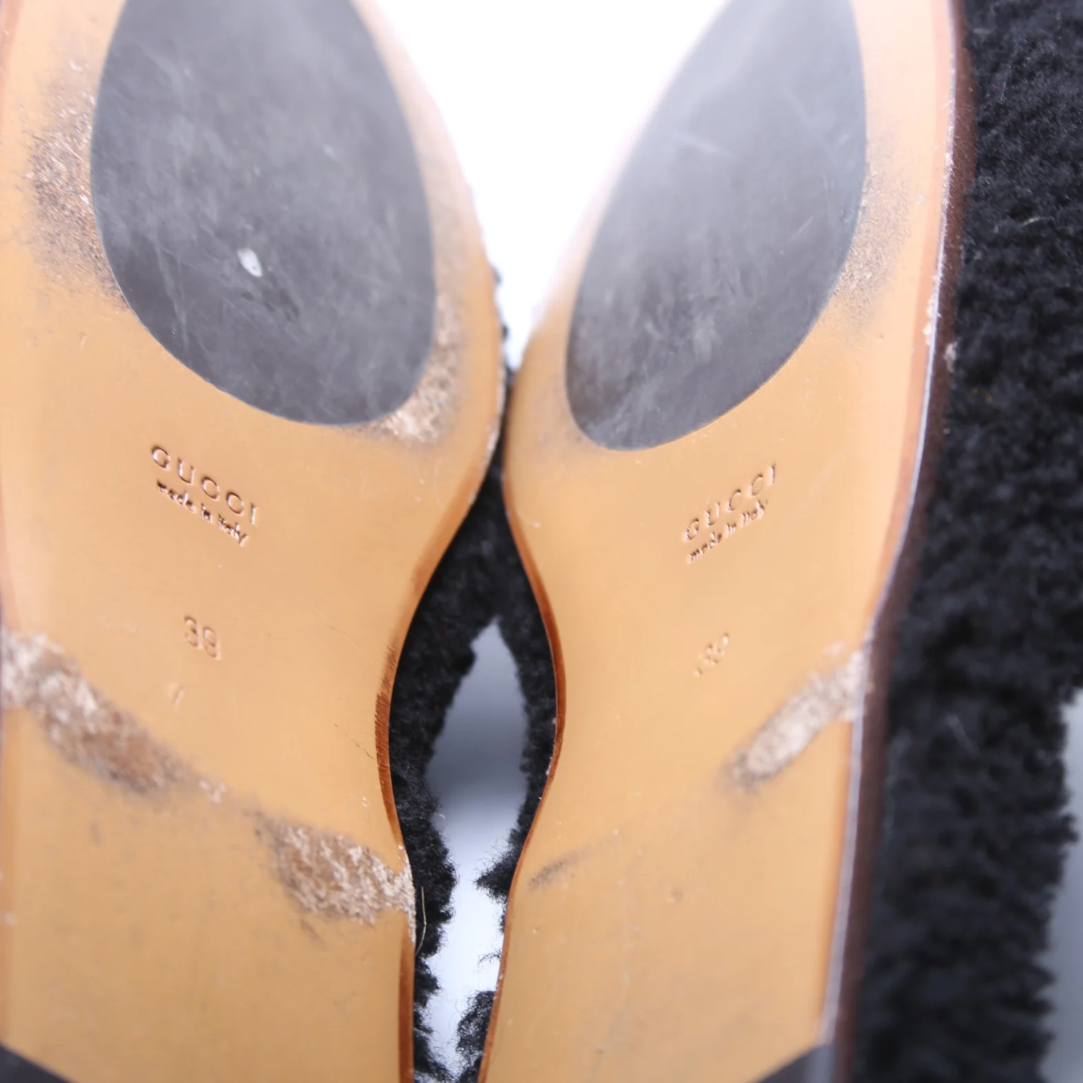 Shearling Mules Size 39 - Image 7