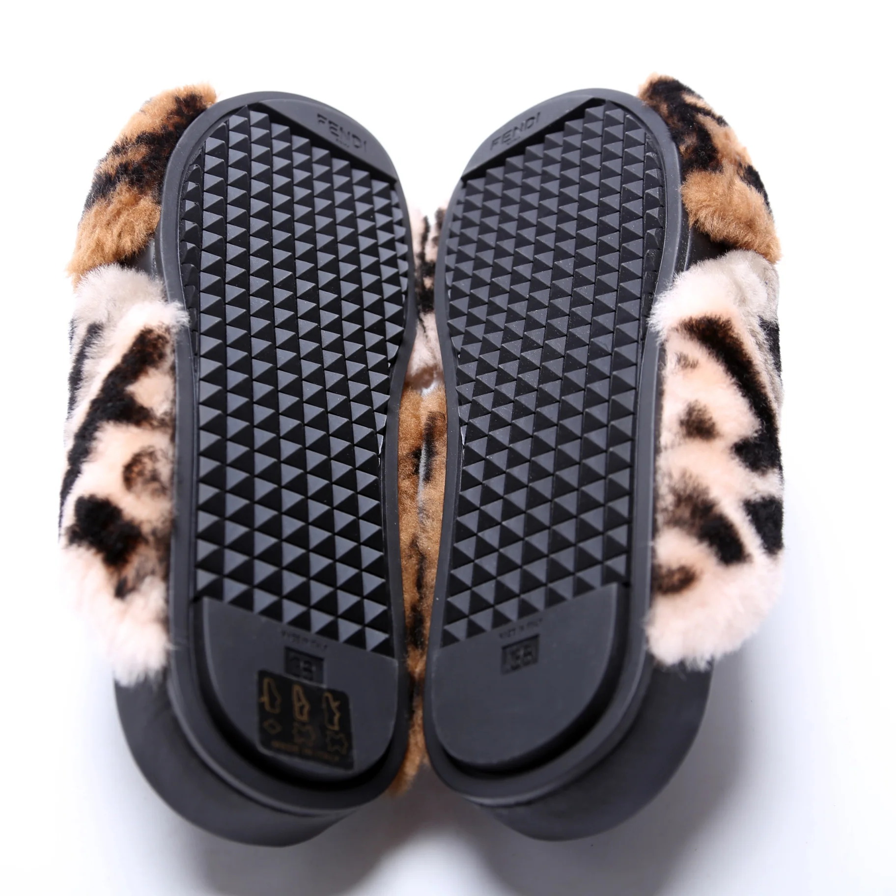 Shearling Slides Size 38 - Image 6