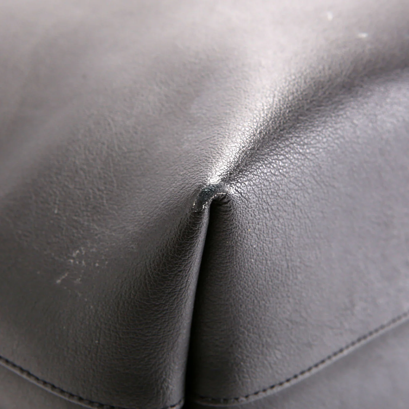 Shopping Bag East/West Supple Leather 600281 Black - Image 5