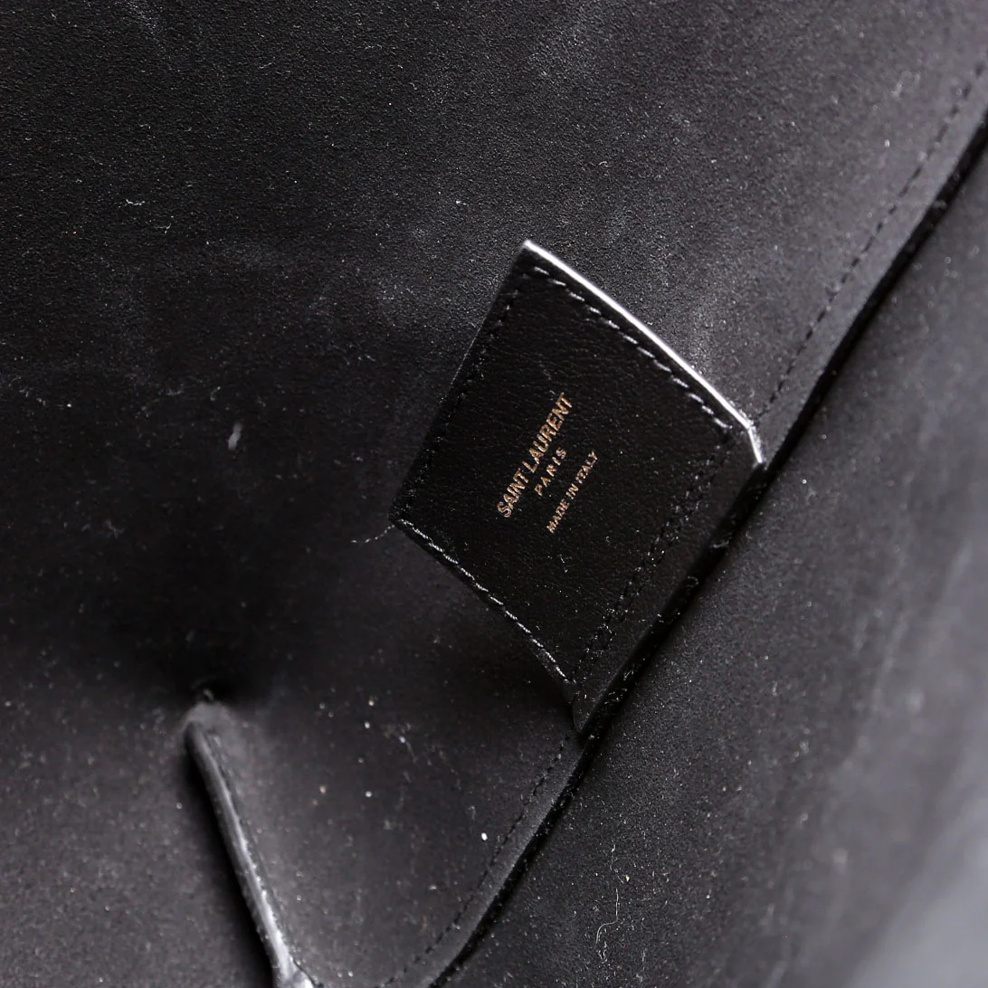 Shopping Bag East/West Supple Leather 600281 Black - Image 9