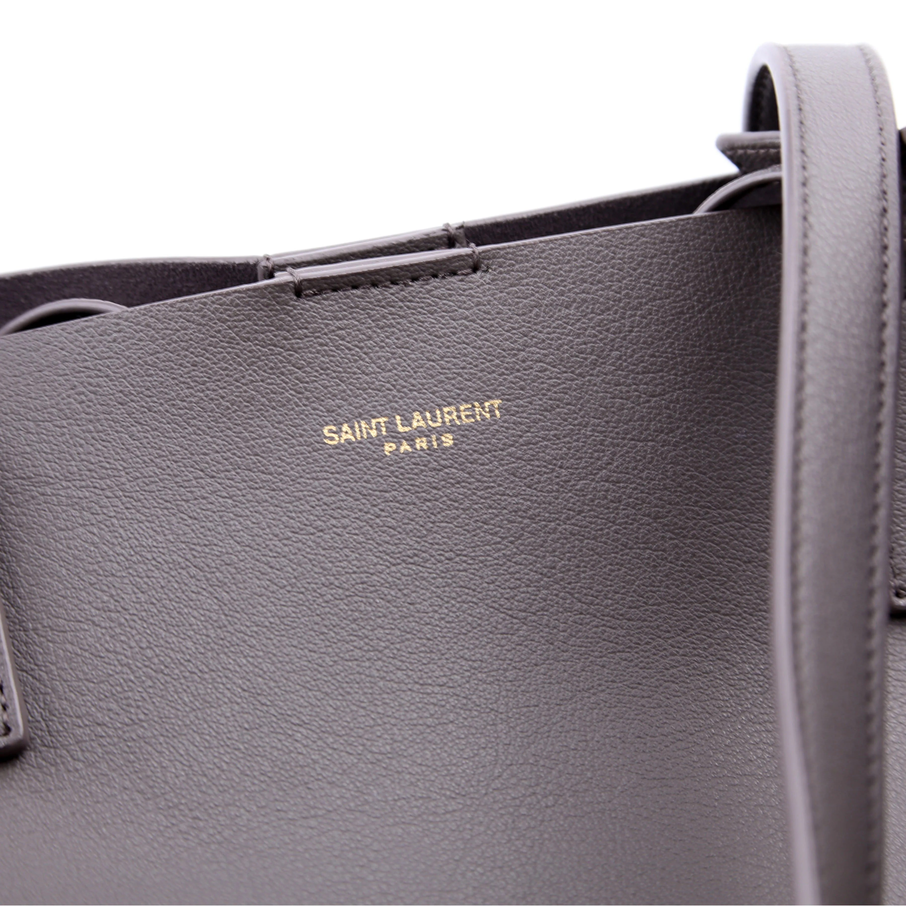 Shopping Bag East/West Supple Leather Grey - Image 8