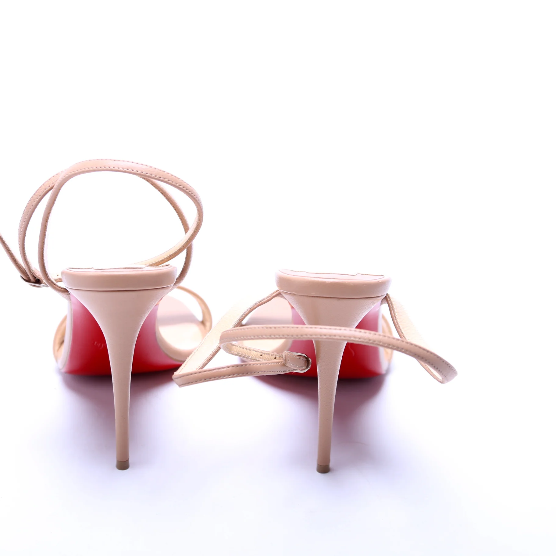 SIERRA Loubigirl 100MM Sandals Size 37 Nude - Image 5