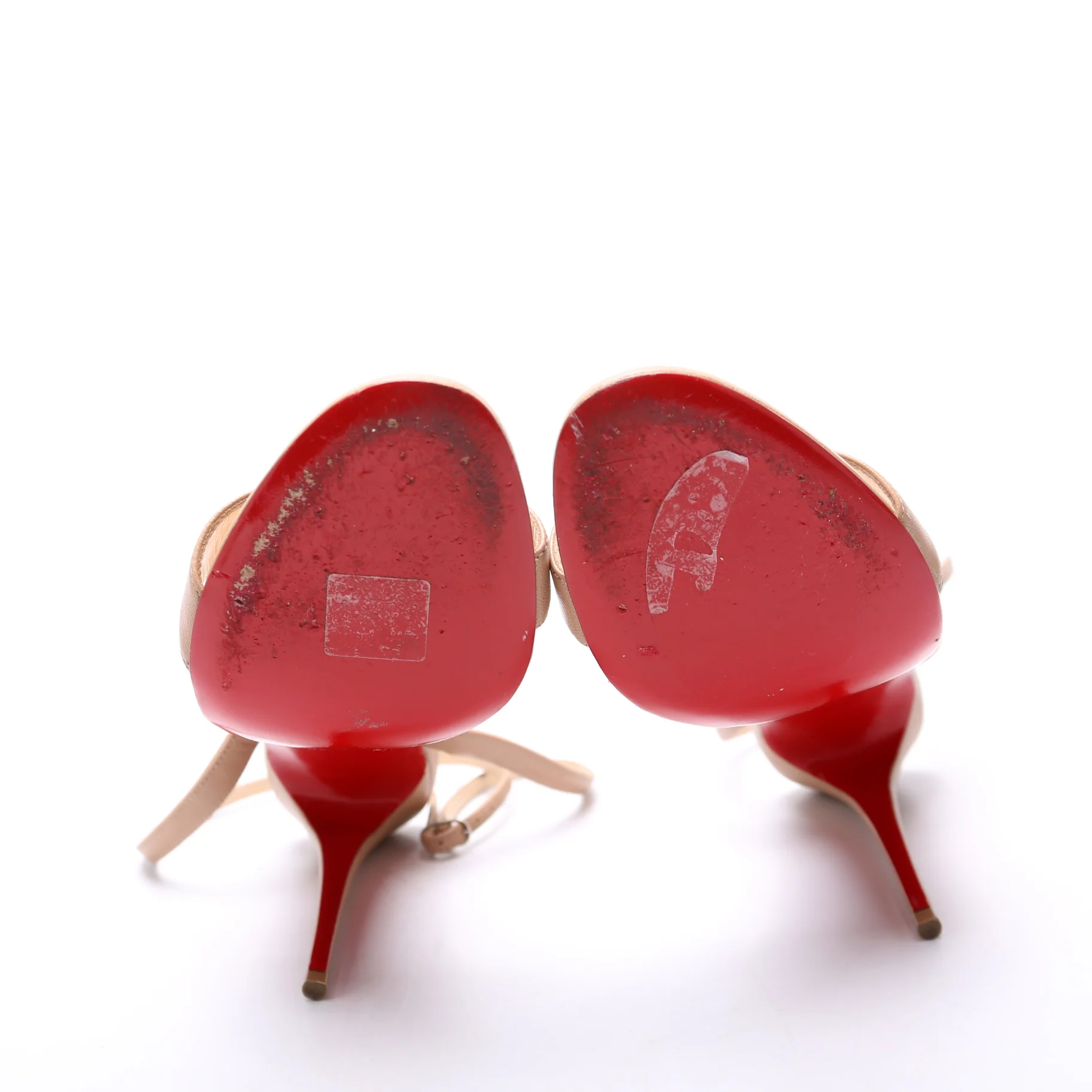 SIERRA Loubigirl 100MM Sandals Size 37 Nude - Image 7