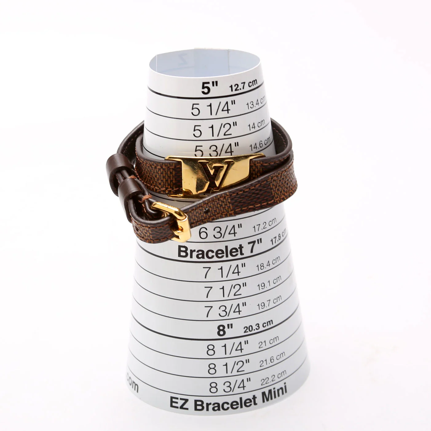 Sign It Bracelet Damier Ebene Size 19 - Image 5